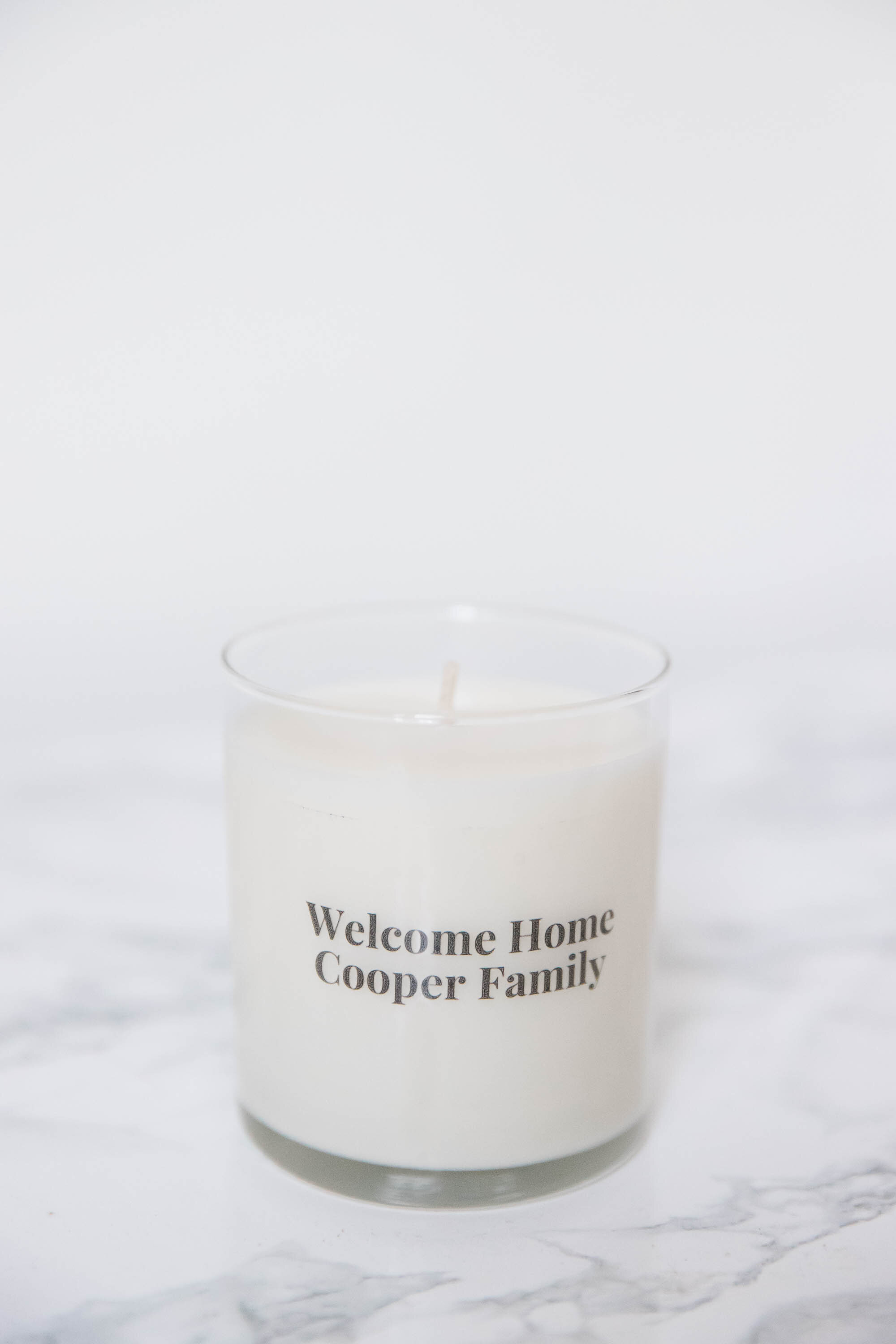 housewarming candle