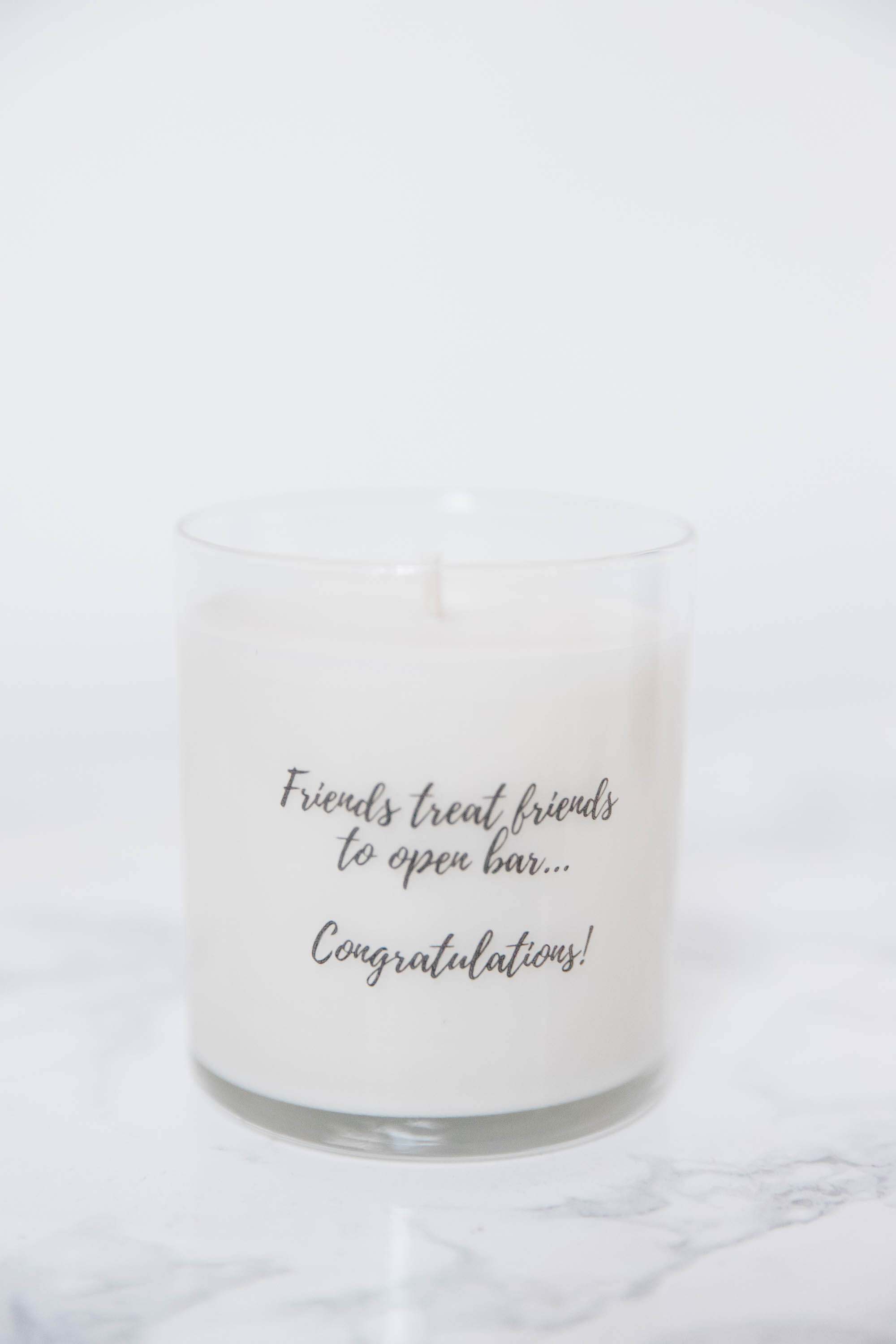 funny wedding candle