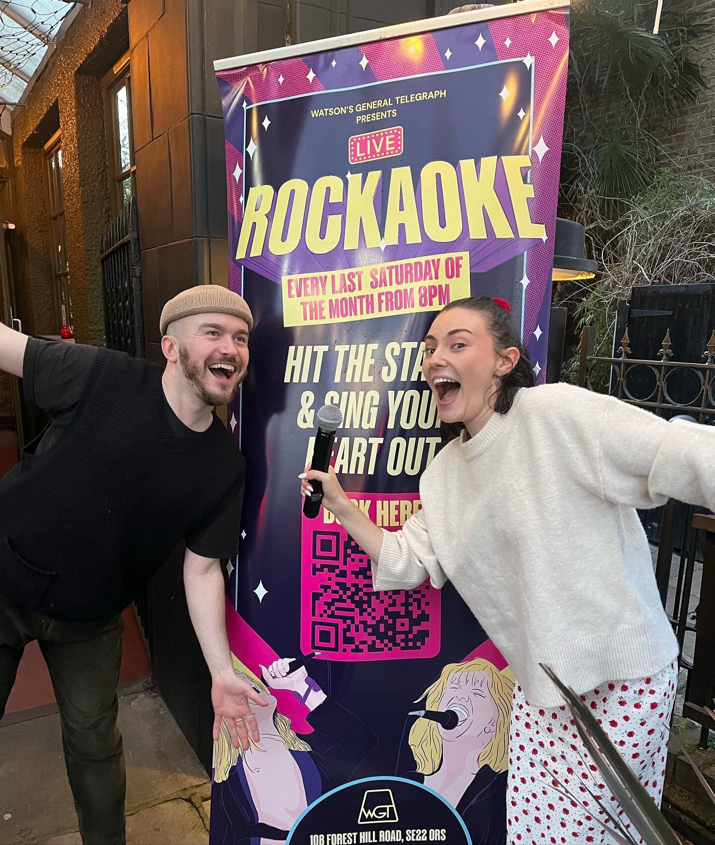 ROCKAOKE TONIGHT!! Join us at 8pm for the best night of Karaoke in town with @morganharperjones 💃 #karaoke #eastdulwich