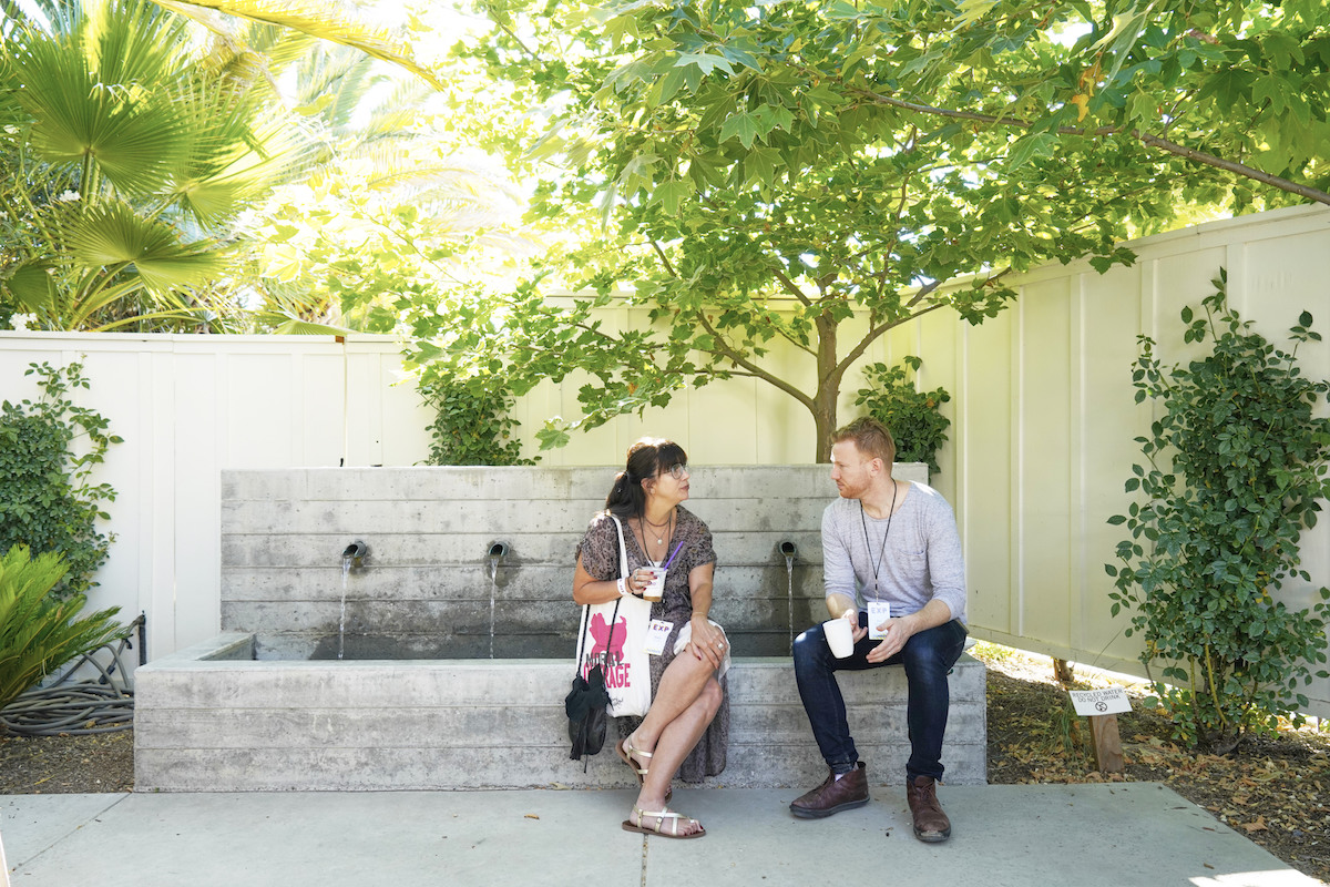 Stacy Conde & Ben Hindman on their 1:1 (c) Marla Aufmuth