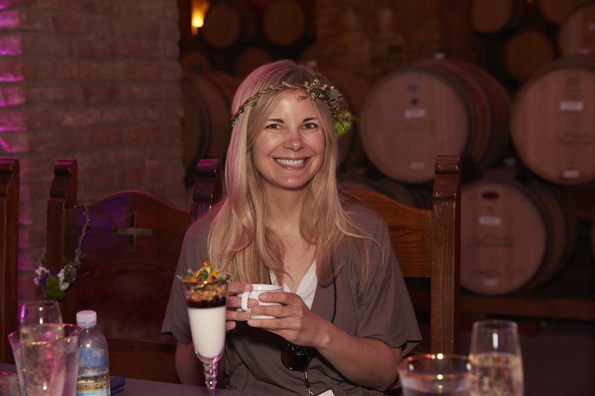 Wisteria Lane made flower crowns for every guest. We think Lisa wore it best.