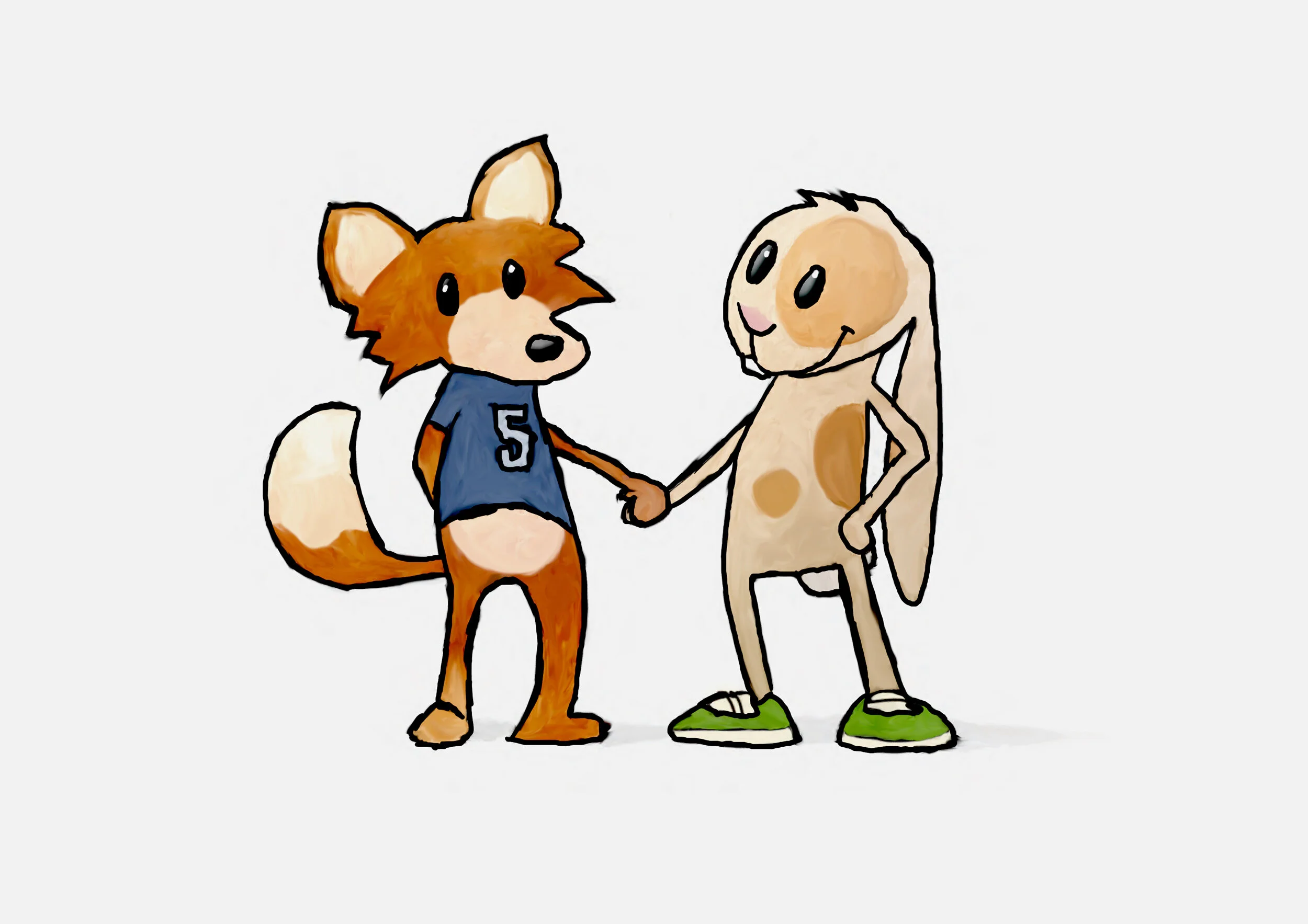 Fuchs und Hase