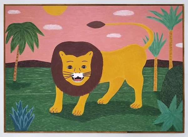 Lion. 120×170 cm.