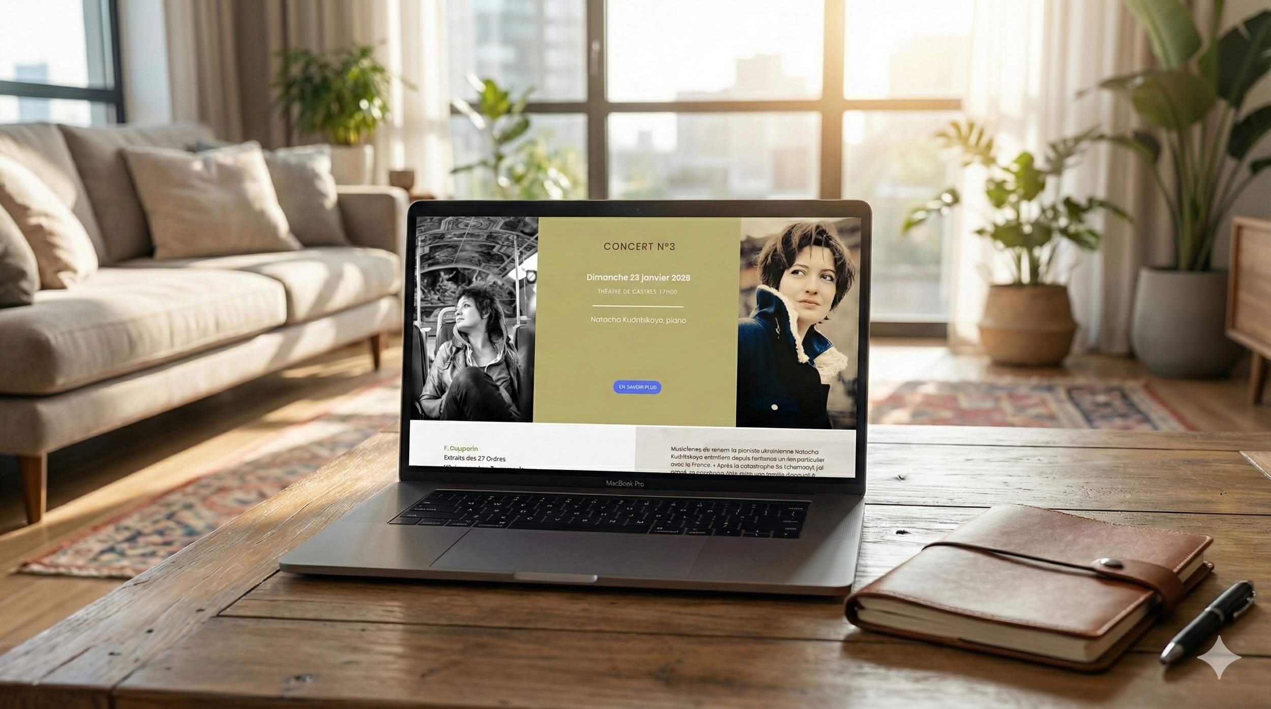 Dimanches Musicaux Castres website redesign