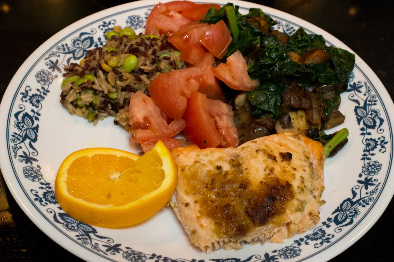 Hearty Salmon & Kale Salad