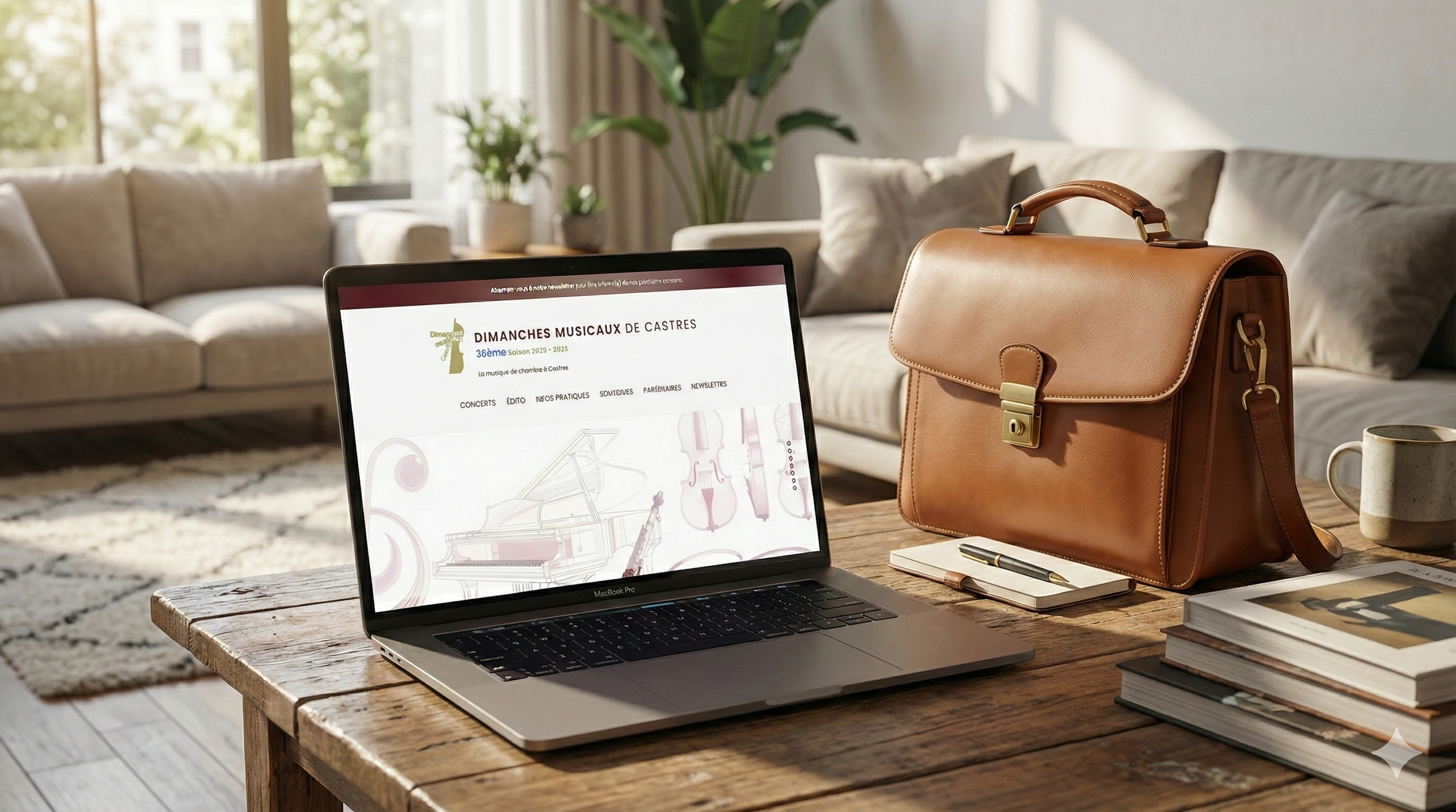 Dimanches Musicaux Castres website redesign