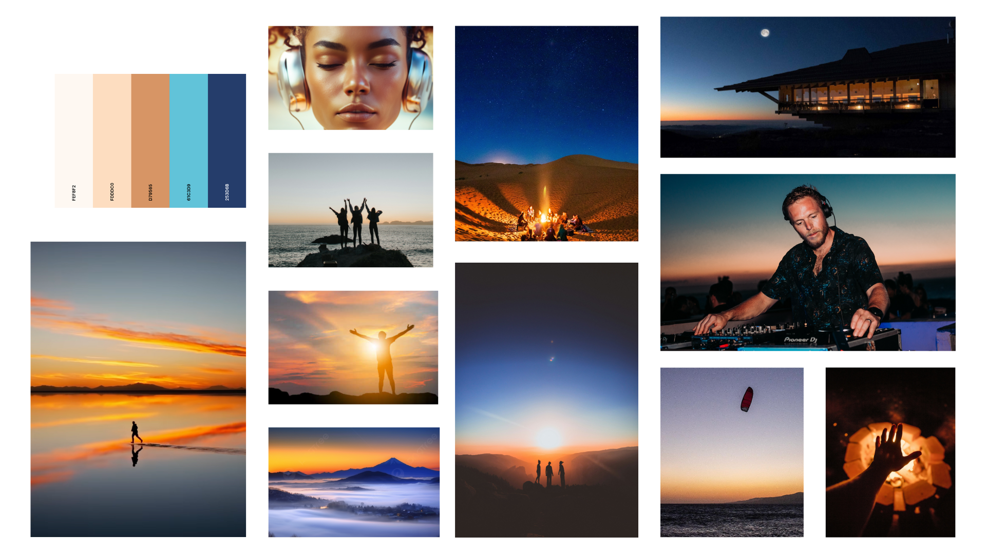 BE LIGHT Color Palette