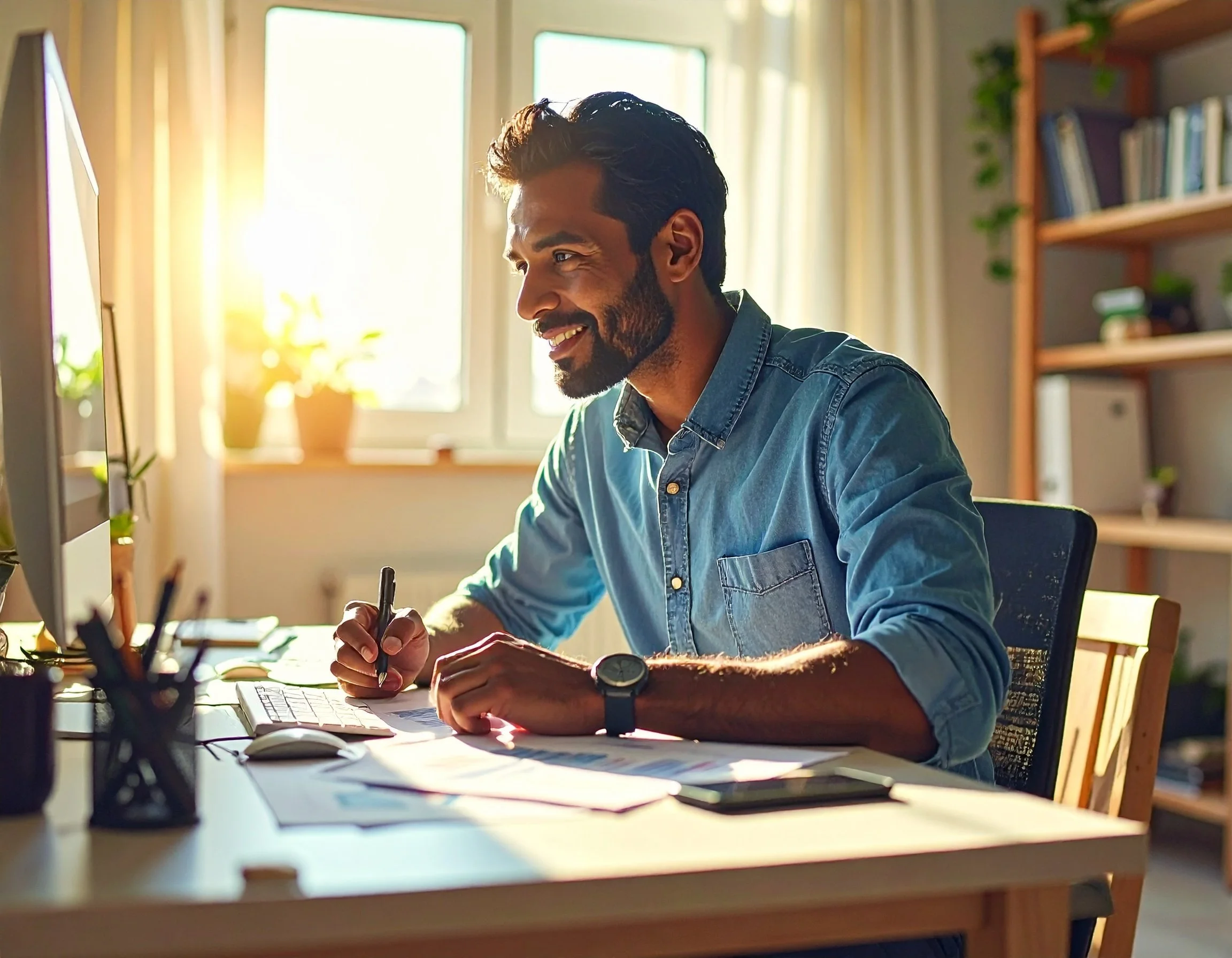 Firefly_a 40 year old man with medium to dark skin-tone and dark brown hair, working in a sta 130378.jpg