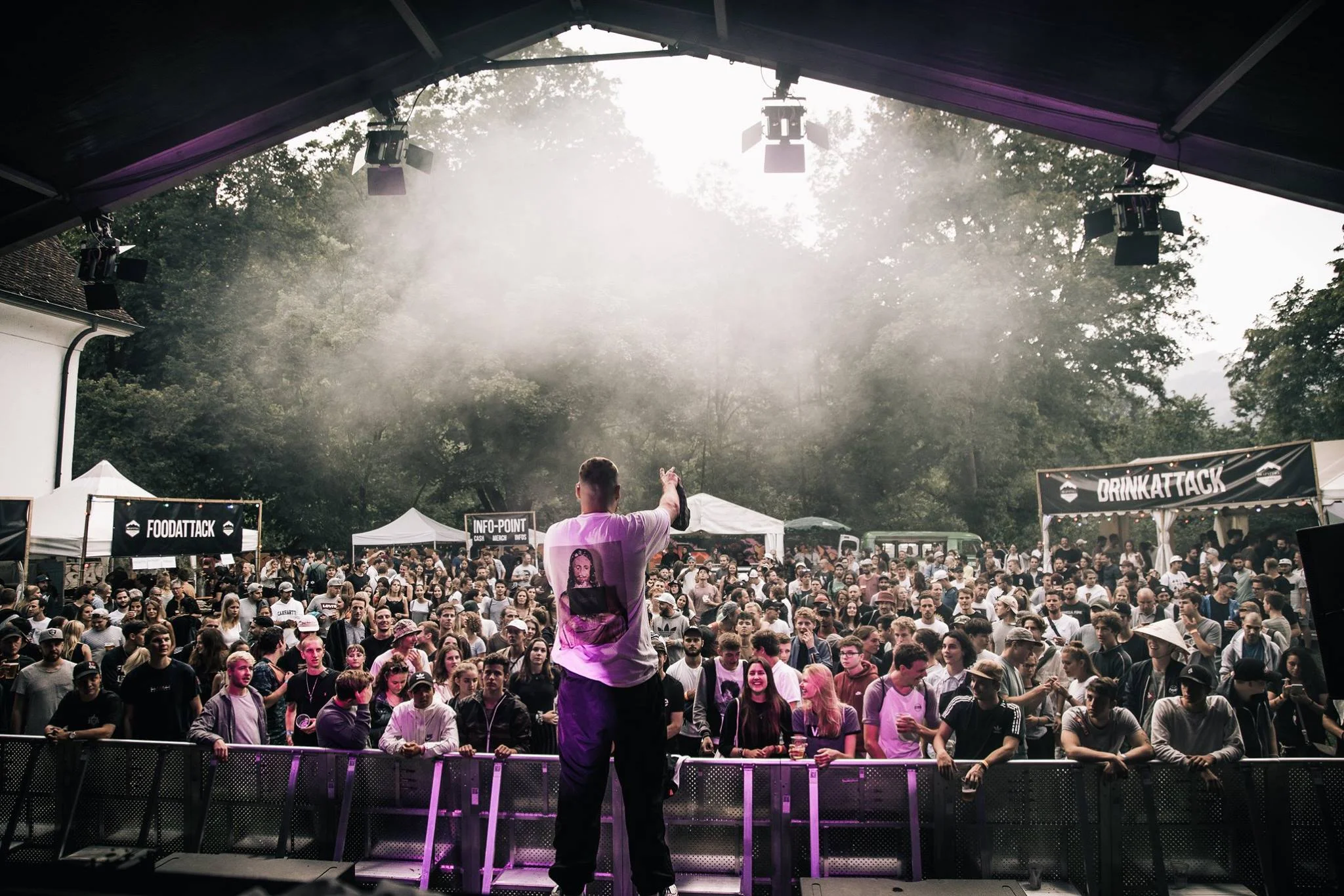 La Base & TruComers am Rapattack Festival 2018. Fotograf: Valentin Kathriner