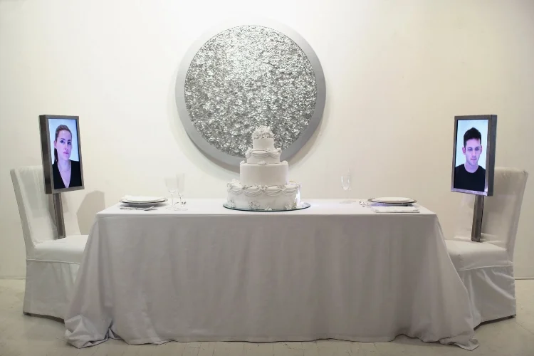 Dinner for Two Wedding Cake , 2013