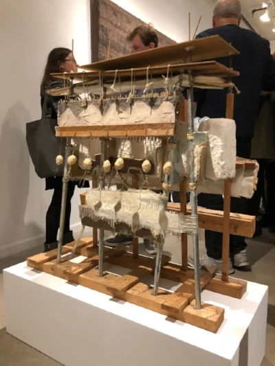 Drew Shifflett’s intricate and labored-over architectural sculpture at Lesley Heller Gallery