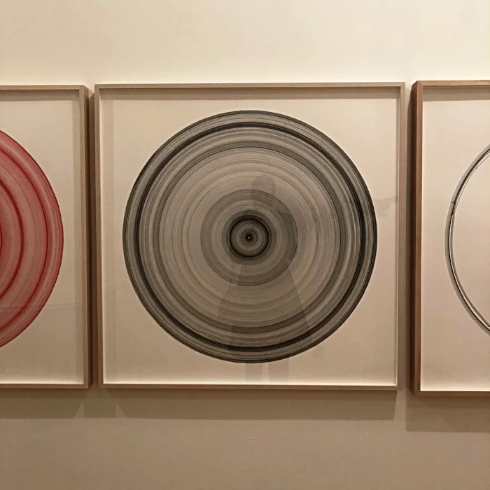 Jill Baroff’s drawings are inspired by water as a physical substance with unique properties