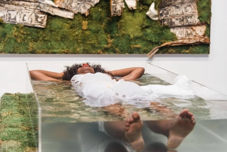 Feel For included a performance by artist Nana Ya Asare Boadu (Photo by Tone Woolfe.)