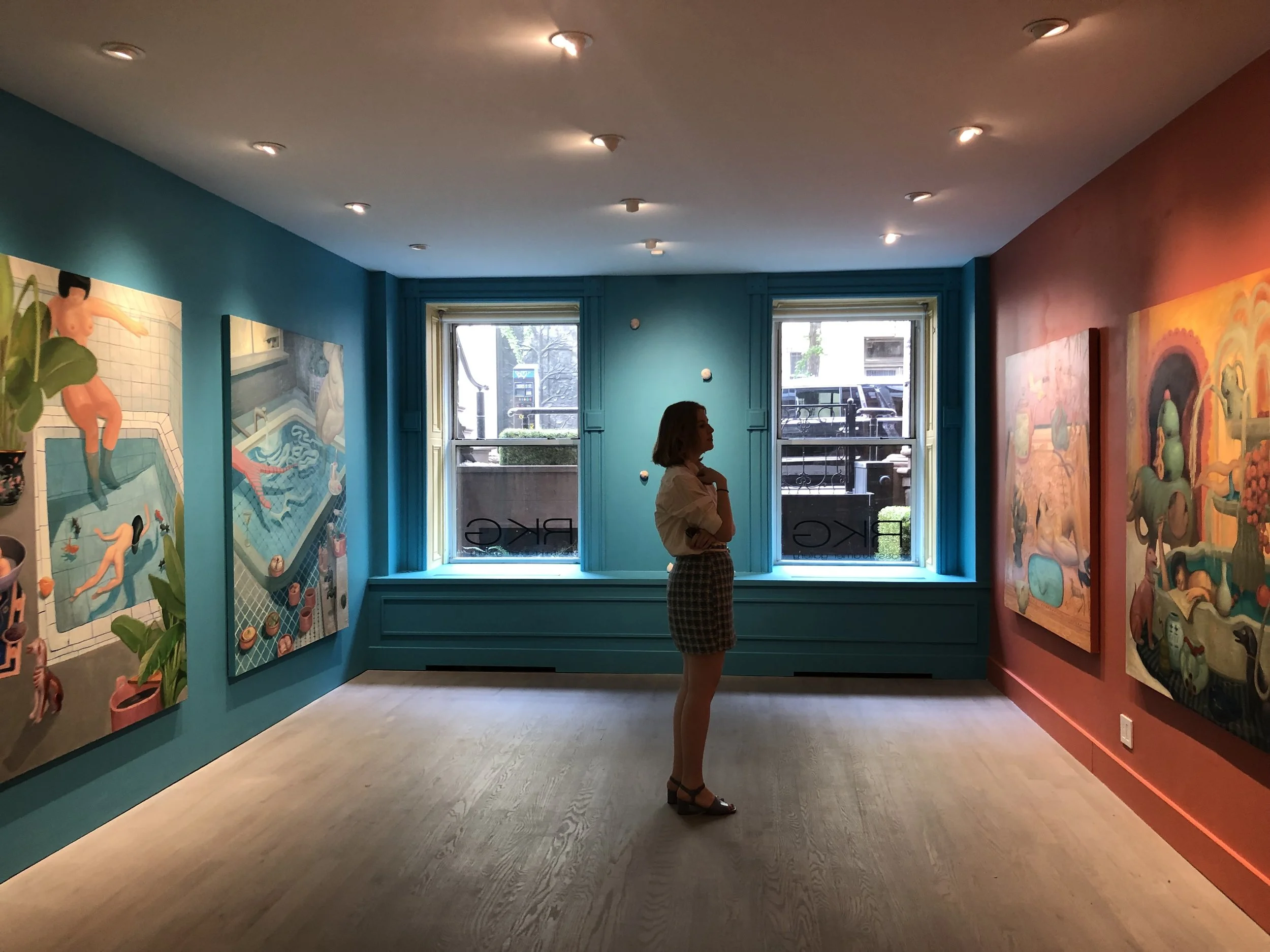 Installation shot of “Wash Your Corners”