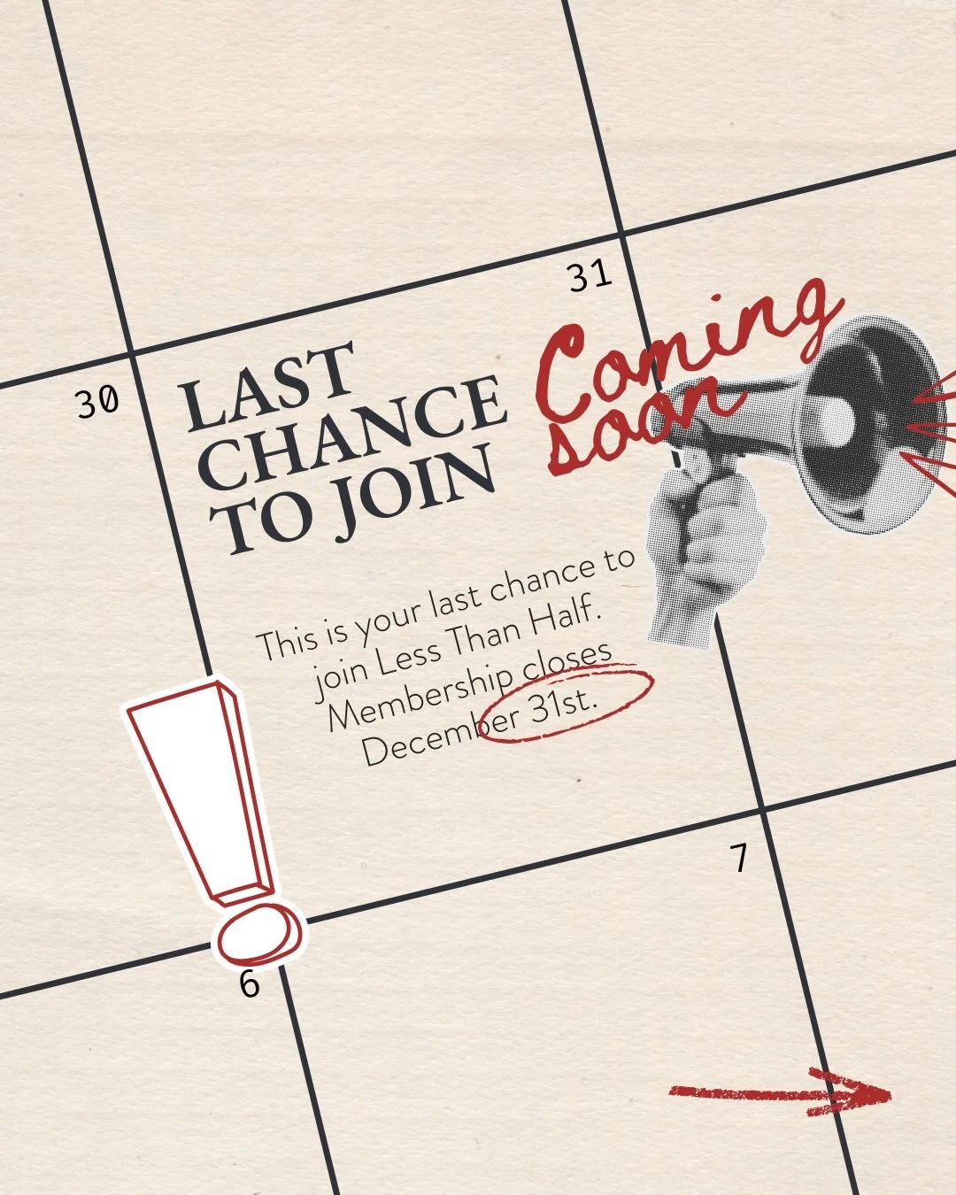 Final days to join Less Than Half.

Learn, collect, and connect within a community committed to women artists and lasting legacies. 🖼️ 

Enrollment closes December 31, and membership pricing will increase in 2026. Link in bio ☝️

#lessthanhalf #wome