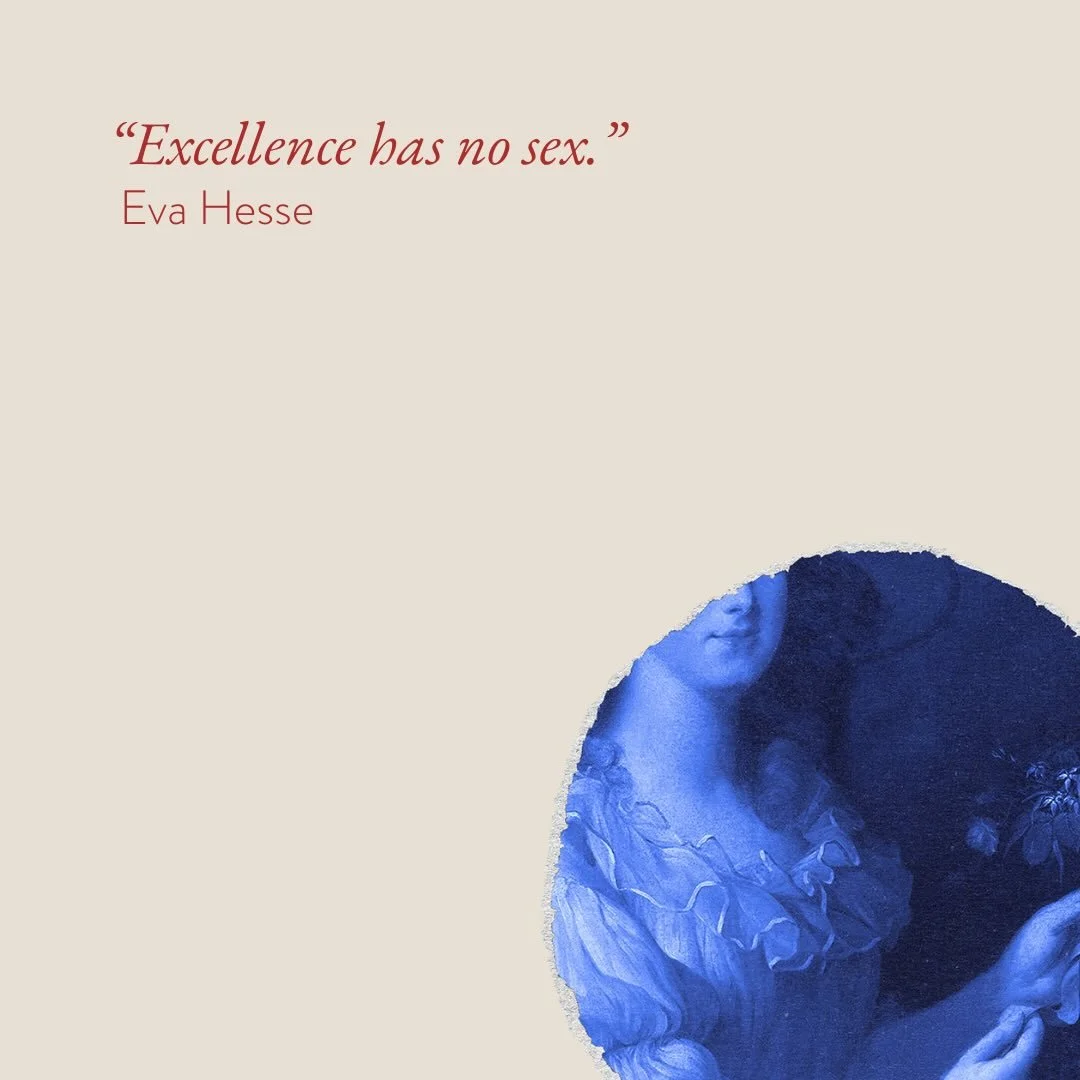 Excellence has no sex.

But history decided who could learn, create, and collect.

A new year reminder to rewrite the narrative&mdash;
this year and every year.

#lessthanhalf #womencollectingwomen #womeninthearts