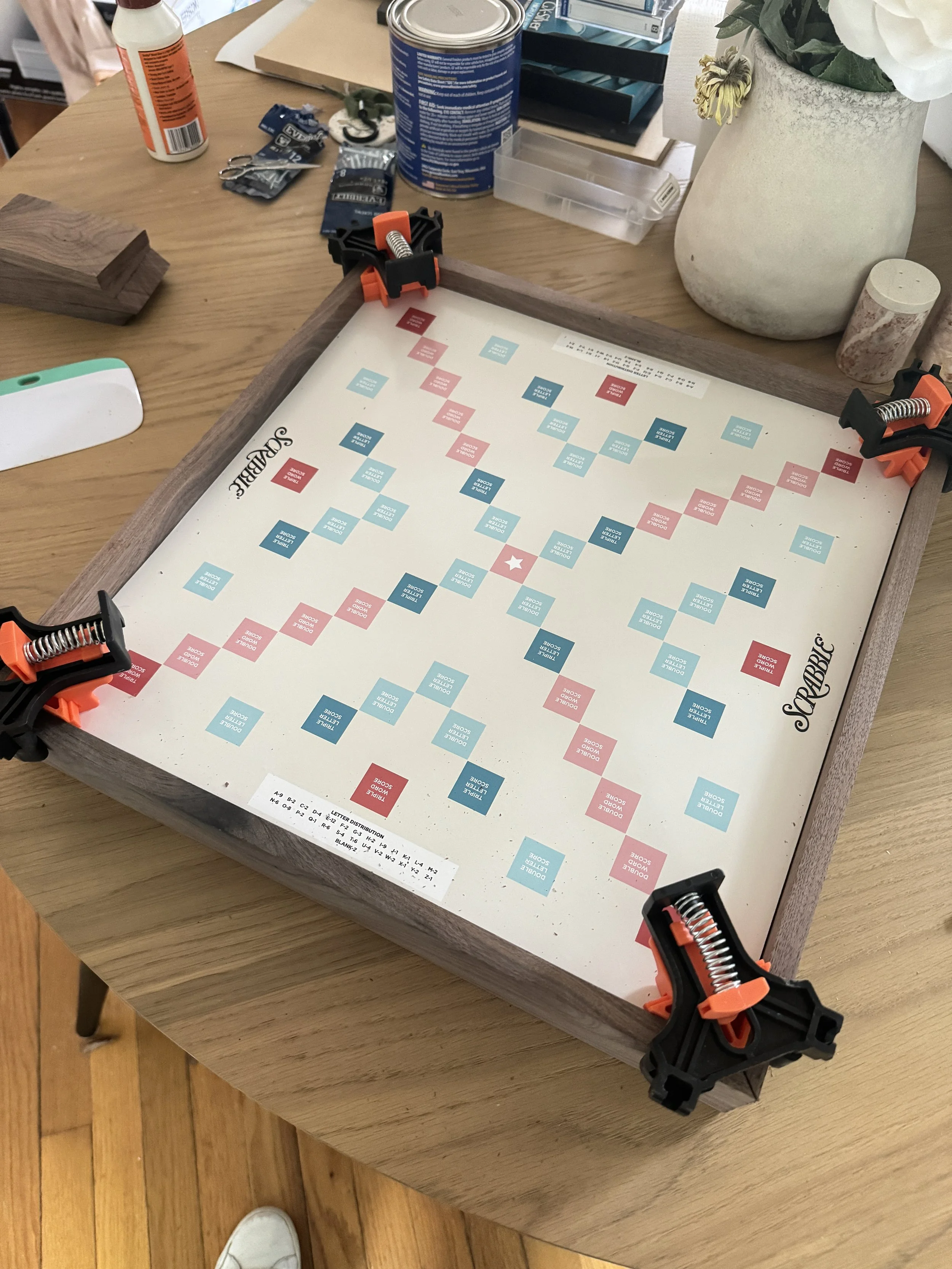 Make a Luxury Custom Scrabble Board — The Modern Renovator