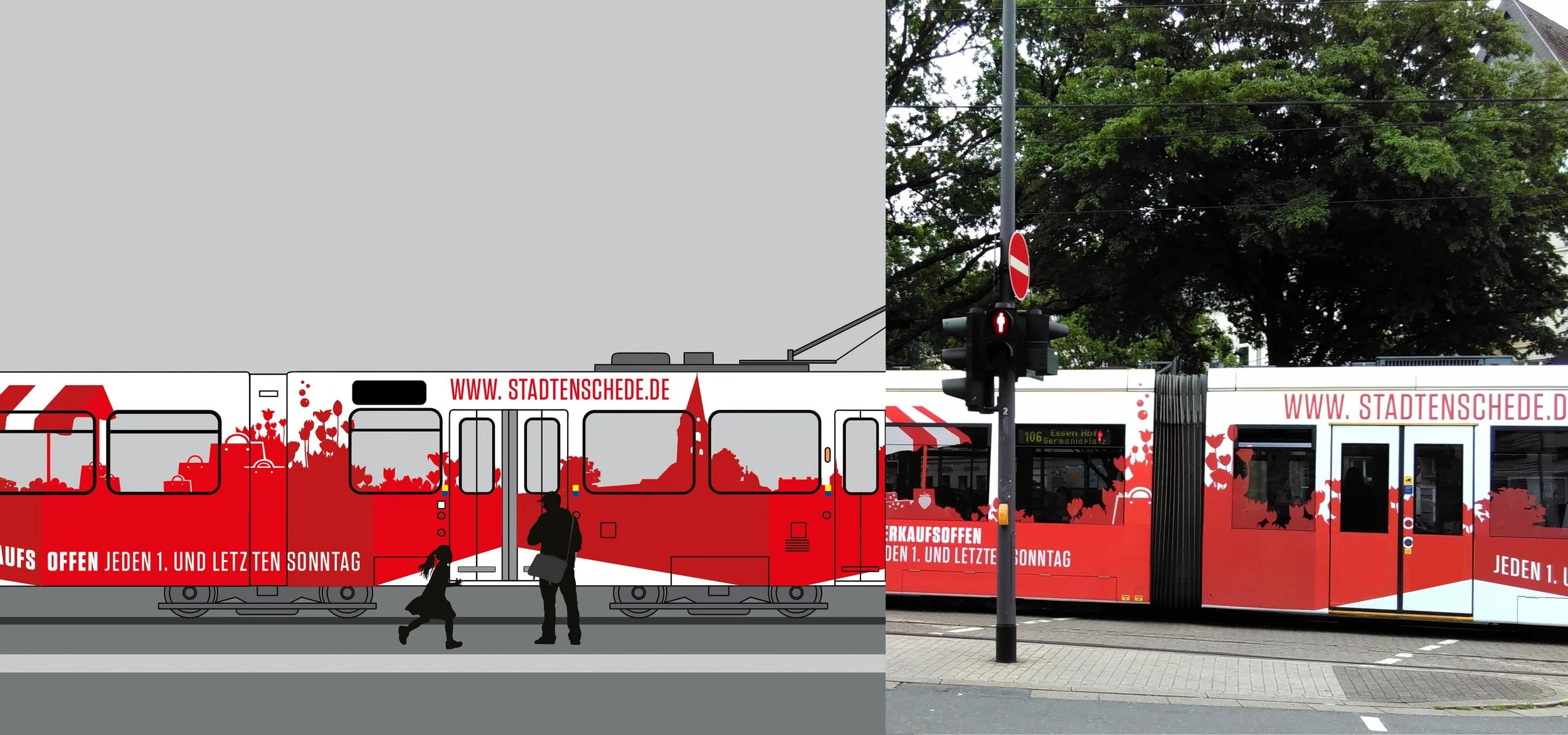 Strassenbahn und Mailing