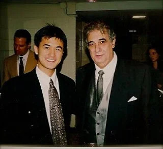 With former KCOHO Music Director, Placido Domingo, 2000