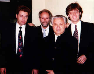 Zino Bogachek (left) and Oleg Rylatko (far right) with Mo. Fricke