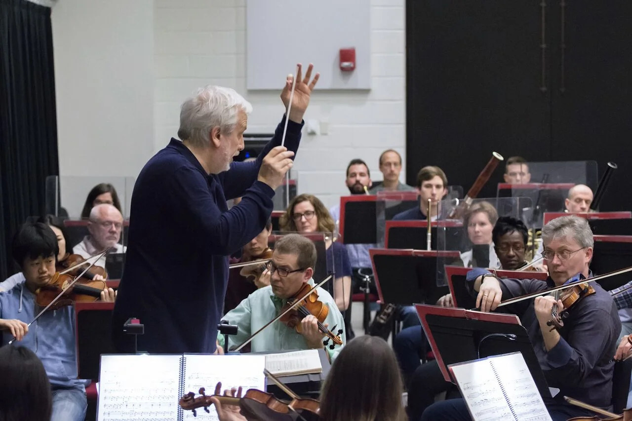 Auguin in rehearsal for Don Carlo. Photo credit Ning Fan