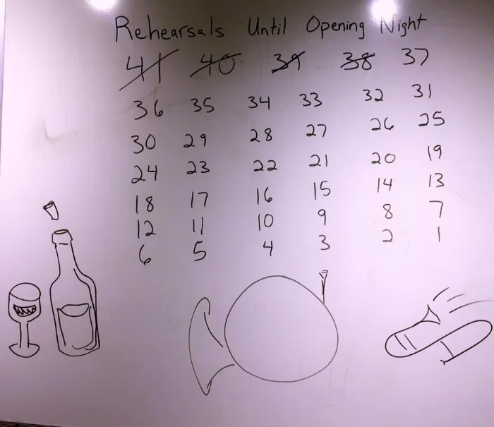 Ring Cycle rehearsal countdown