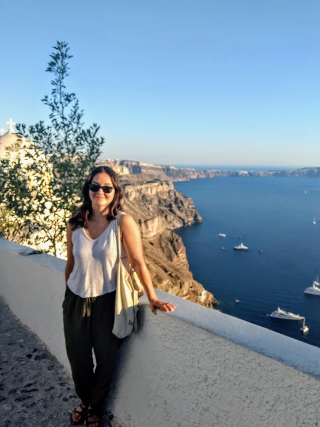 Visiting Santorini this past summer