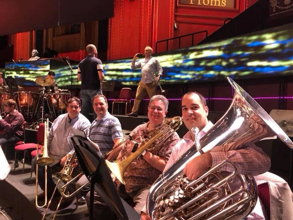 With the BSO on tour at the Proms in Royal Albert Hall, 2018