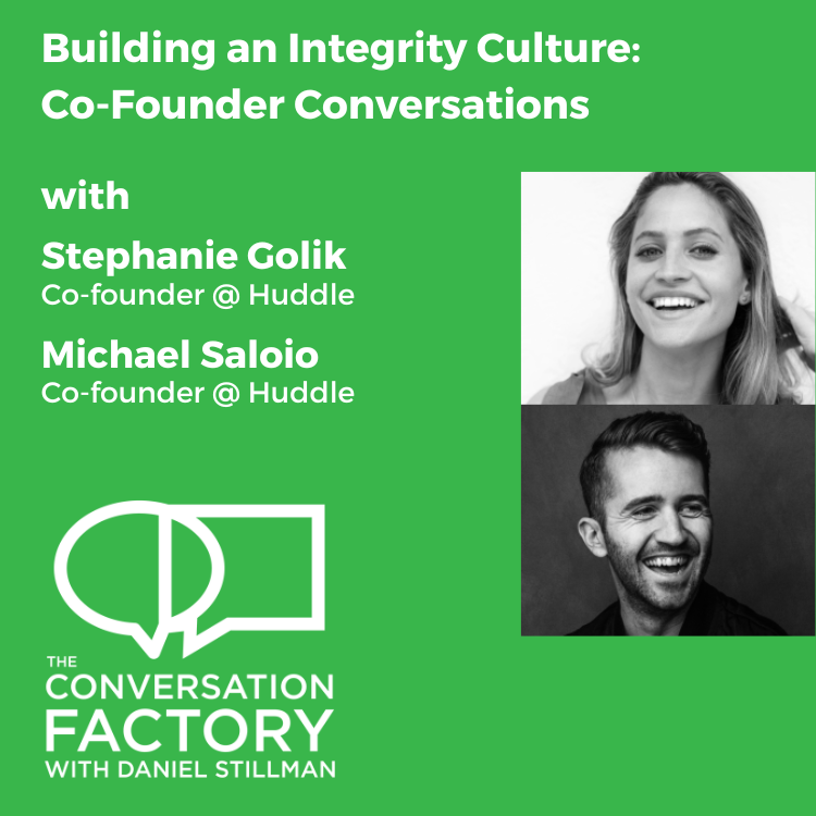 Building an Integrity Culture: Co-Founder Conversations