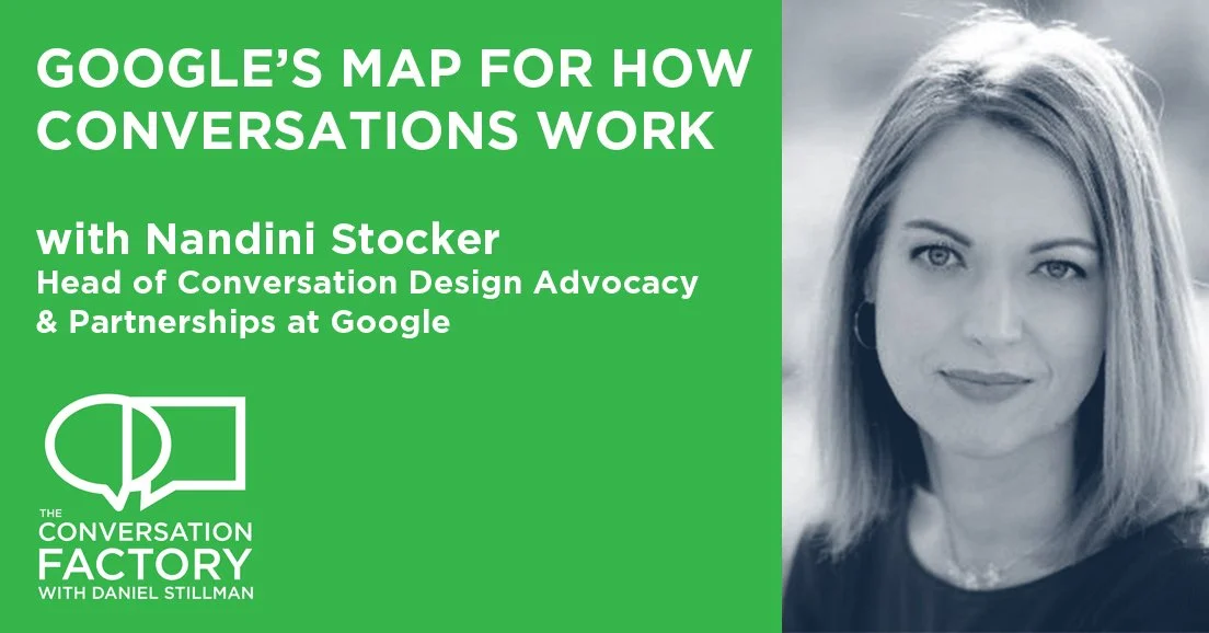 Nandini Stocker on Google's Map for how to make conversations work