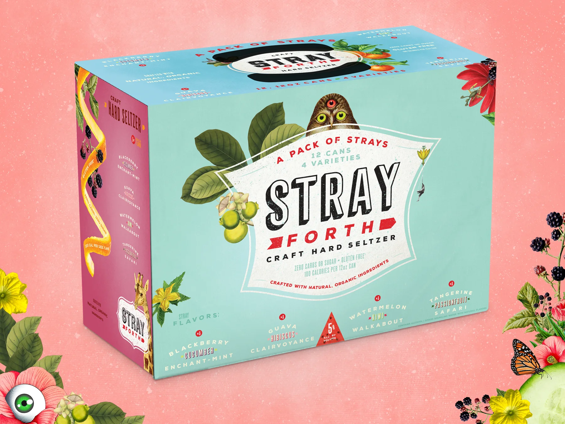 "PACK OF STRAYS" VARIETY PACK: CREATIVE & ART DIRECTION & DESIGN (DESIGNER: DAVID BRAMSON, WRITER: ANNA WHITE, PRODUCTION DESIGNER: SHELLEY MEUER)