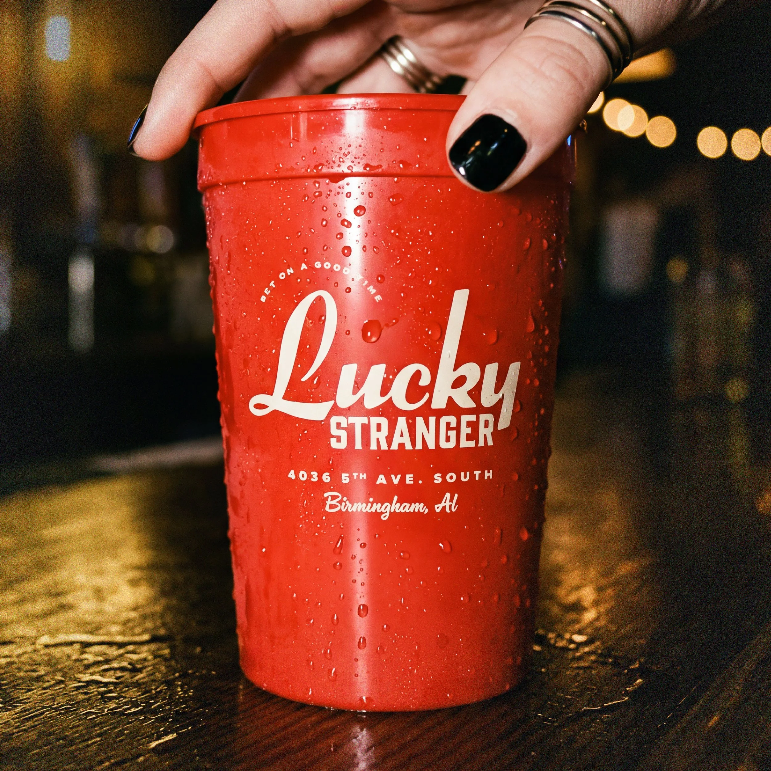 Lucky Stranger cup design