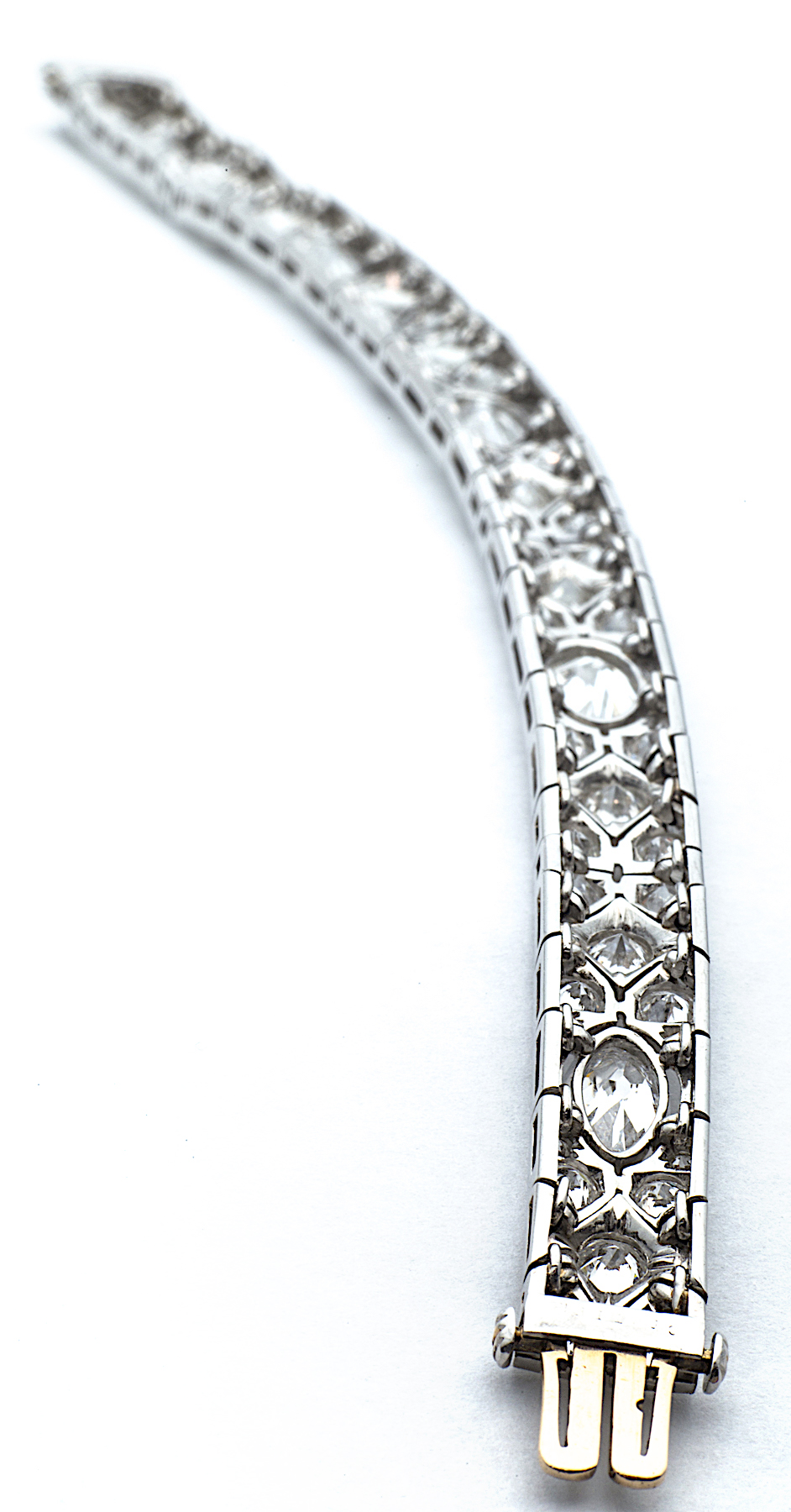 cartier platinum and diamond bracelet