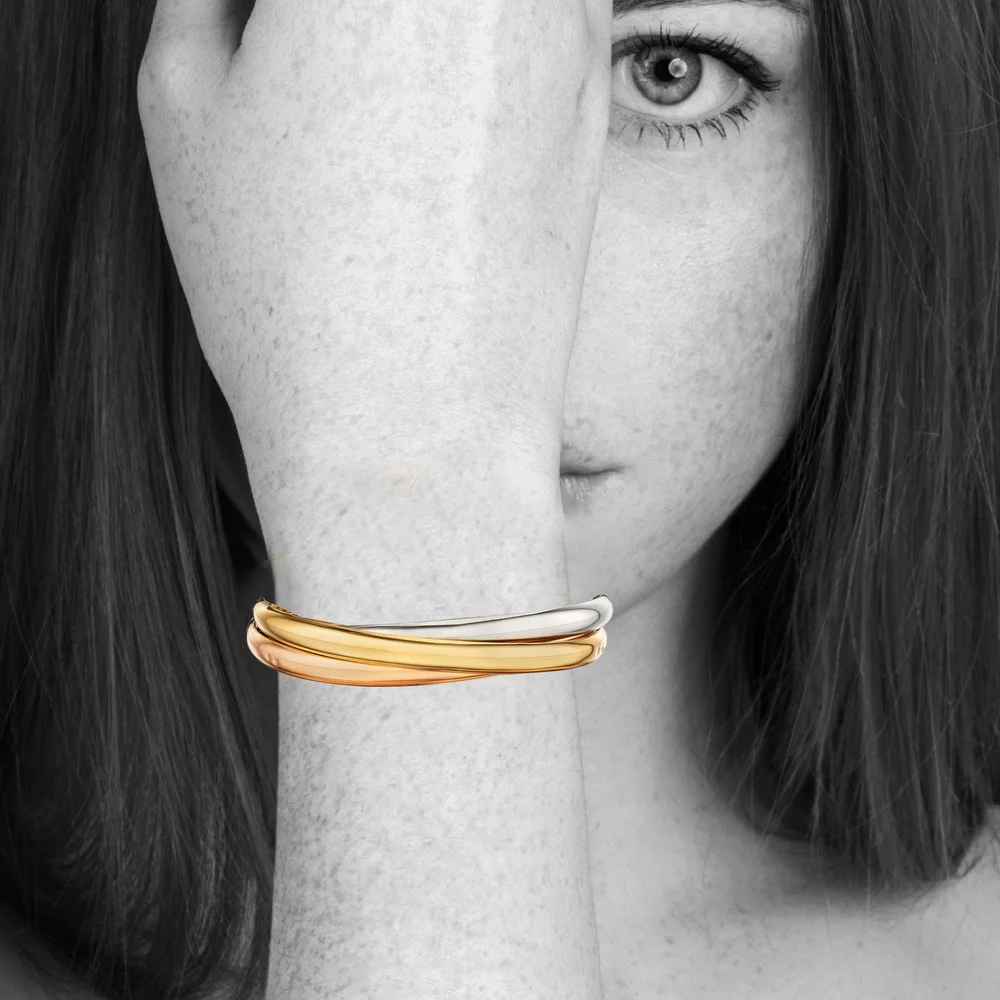 Cartier Trinity Three Strand Gold Bracelet Steven Fox Jewelry