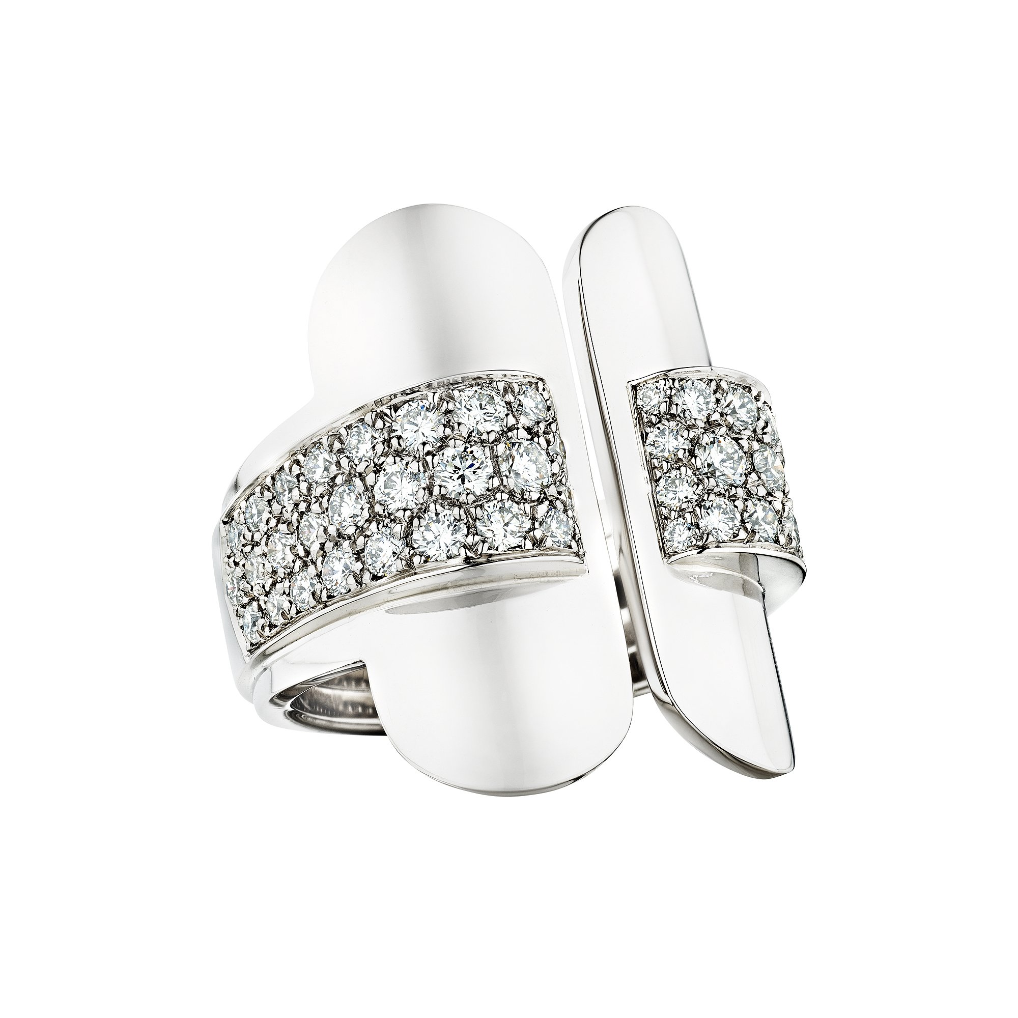 Raymond Templier Diamond Platinum Ring