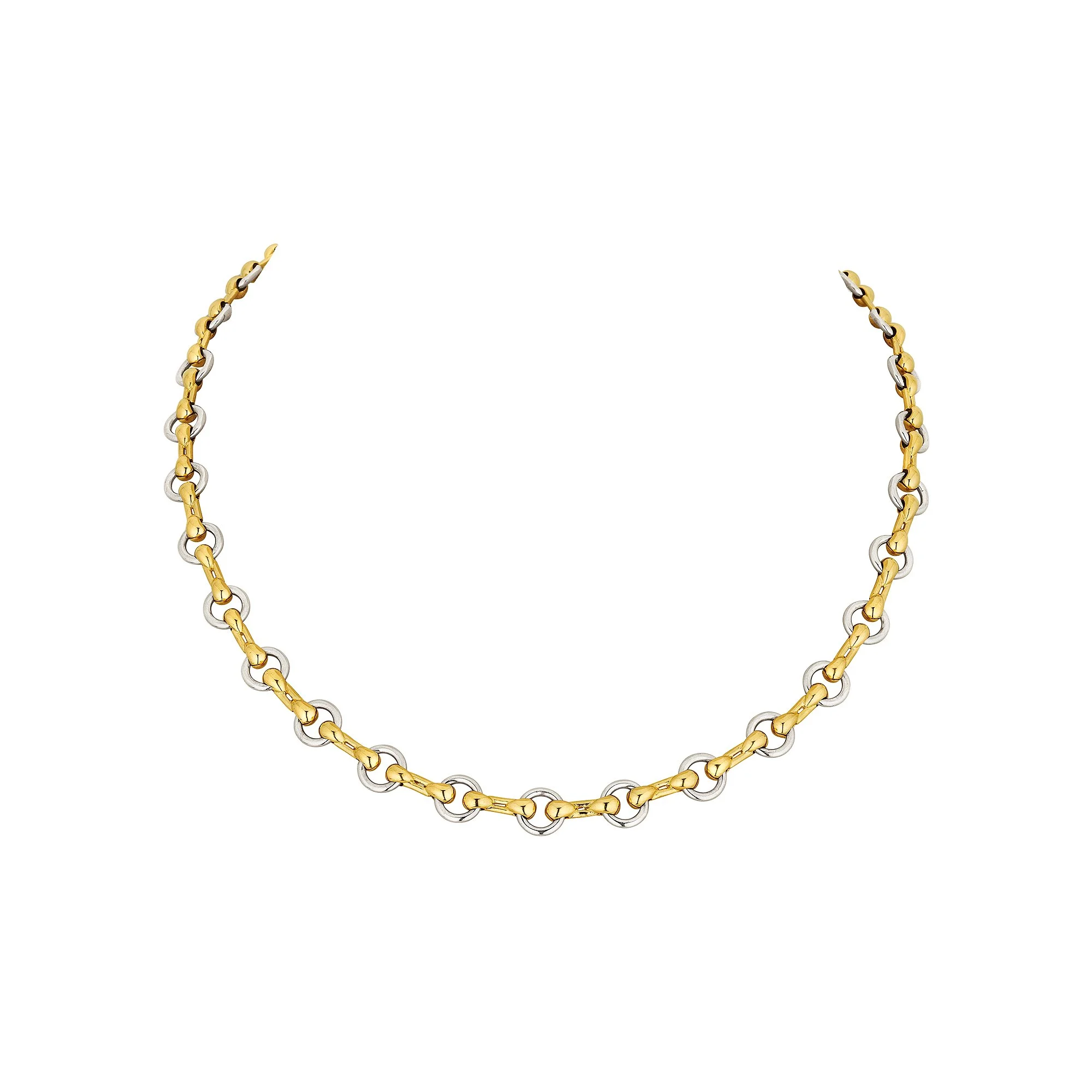 Cartier Paris Georges L'Enfant Equestrian Link Gold 20 1/2" Long Chain Necklace