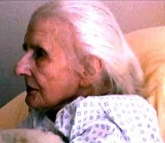 A photograph reportedly of Léa Papin as an old woman