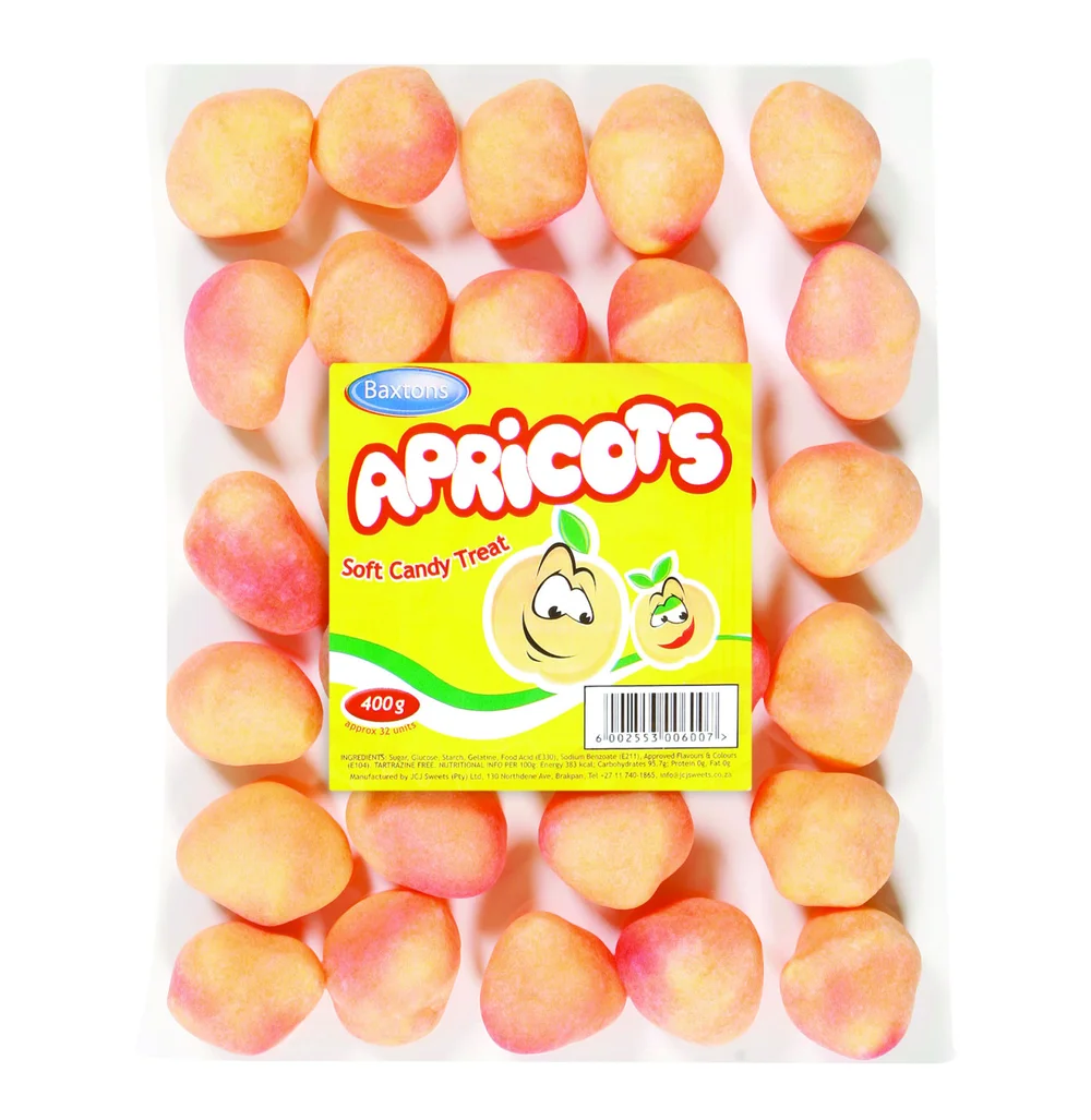 Baxtons Candy Mallow Apricot 400g Upmarket