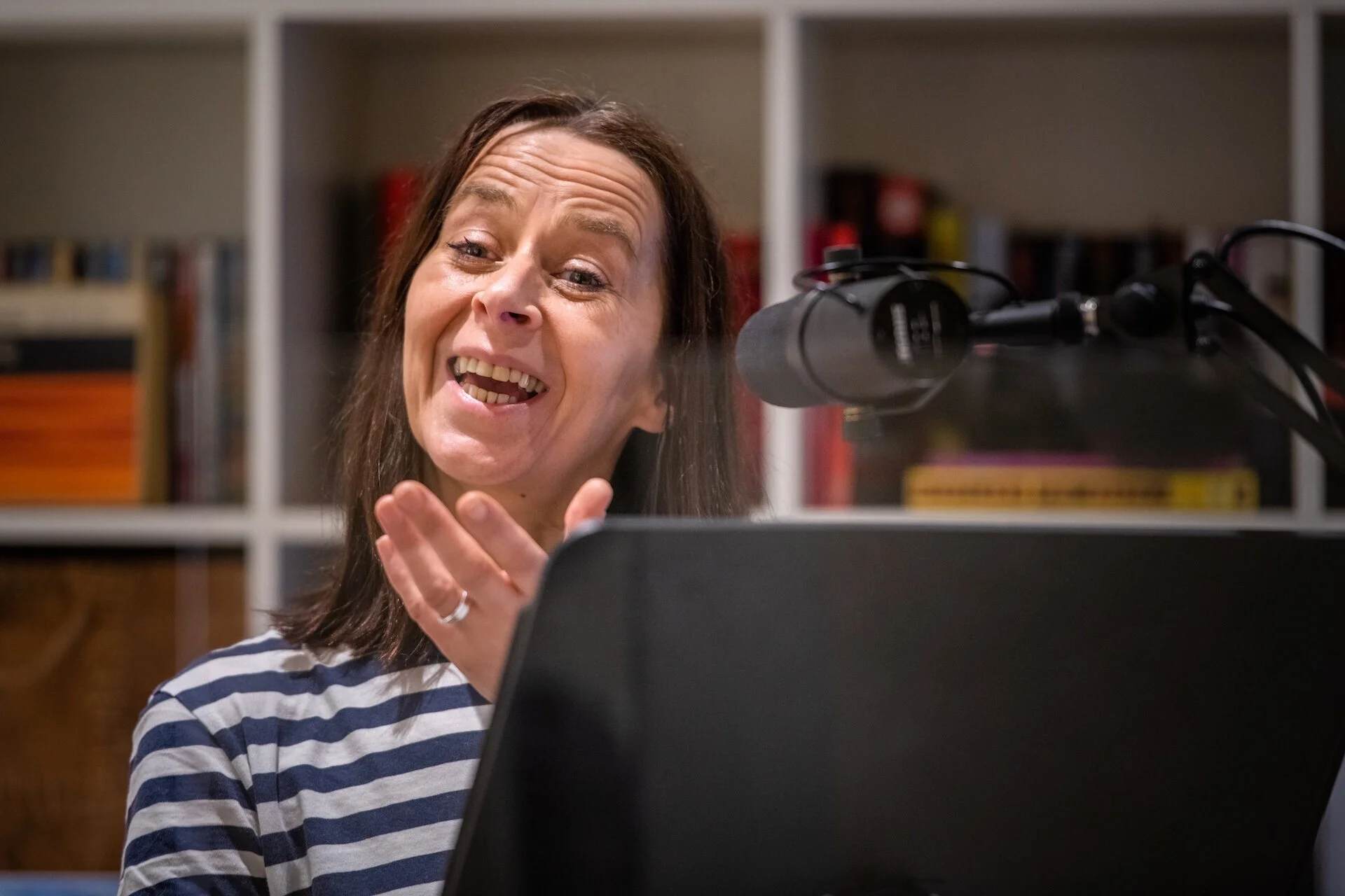 Kate Dickie in The Big Light Studio.
