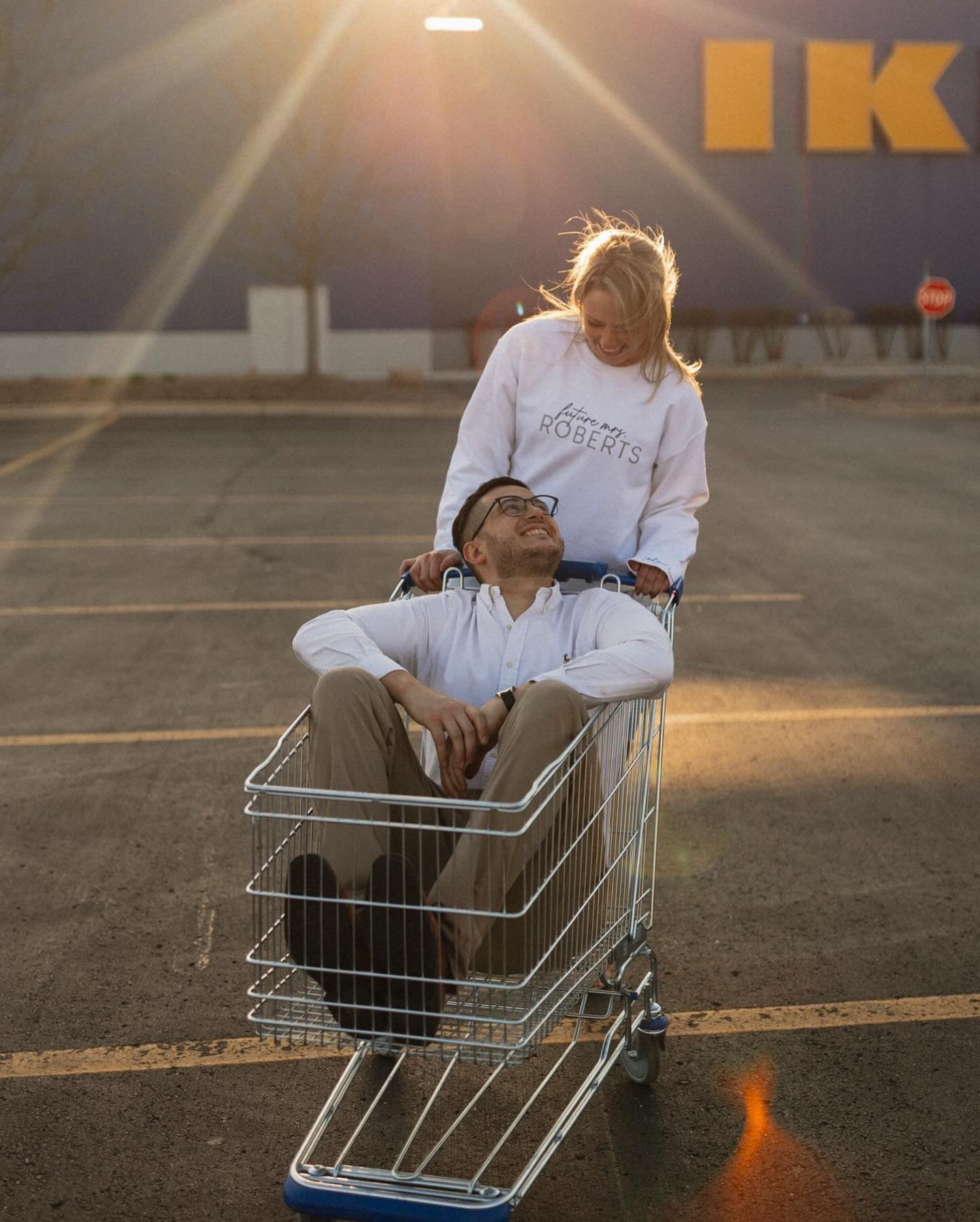 pov: you take your engagement photos at @ikea 🇸🇪✨