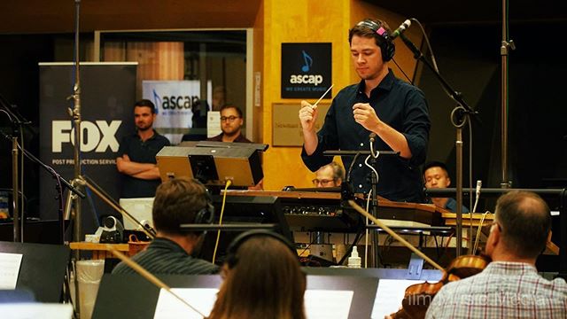 Another photo of me from the ASCAP scoring session. Photo by @film.music.media 
Just finishing the final tweaks for the music... #composer #composerlife #filmcomposer #filmscore