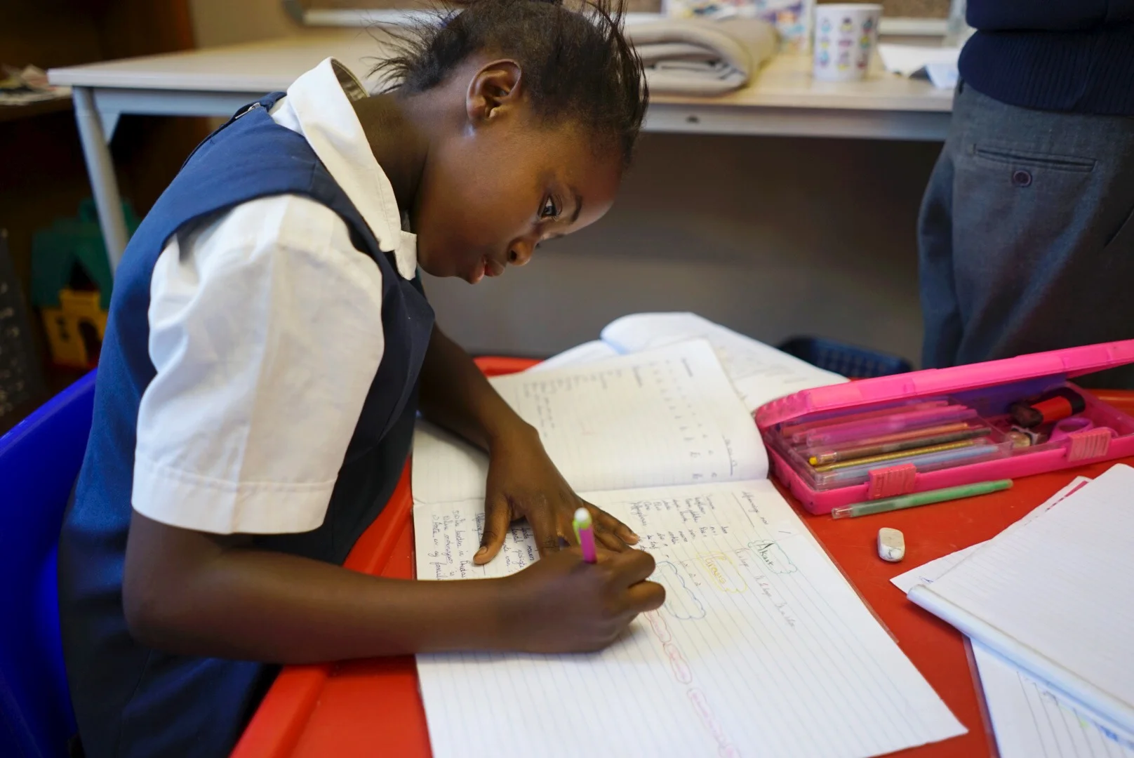  Our scholarship program is the heart and soul of what we do.  After supporting children through pre-school- we partner with a local private primary and secondary school to provide scholarships for excellent education. We back this up with our after 