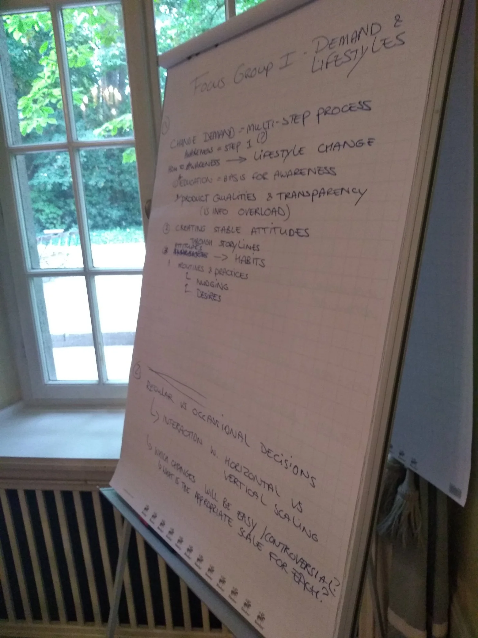 Focus group with stakeholders: Unlocking decarbonisation in resource-intensive industries