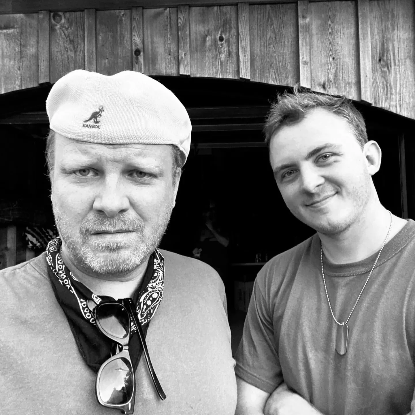 This is my friend Lars.

We first met in the waning hours of the morning, back when I used to barback at Jake's Dilemma. He tended bar across the street, so after his shift, he would make the journey across the street for a Guinness and a Jameson, ne