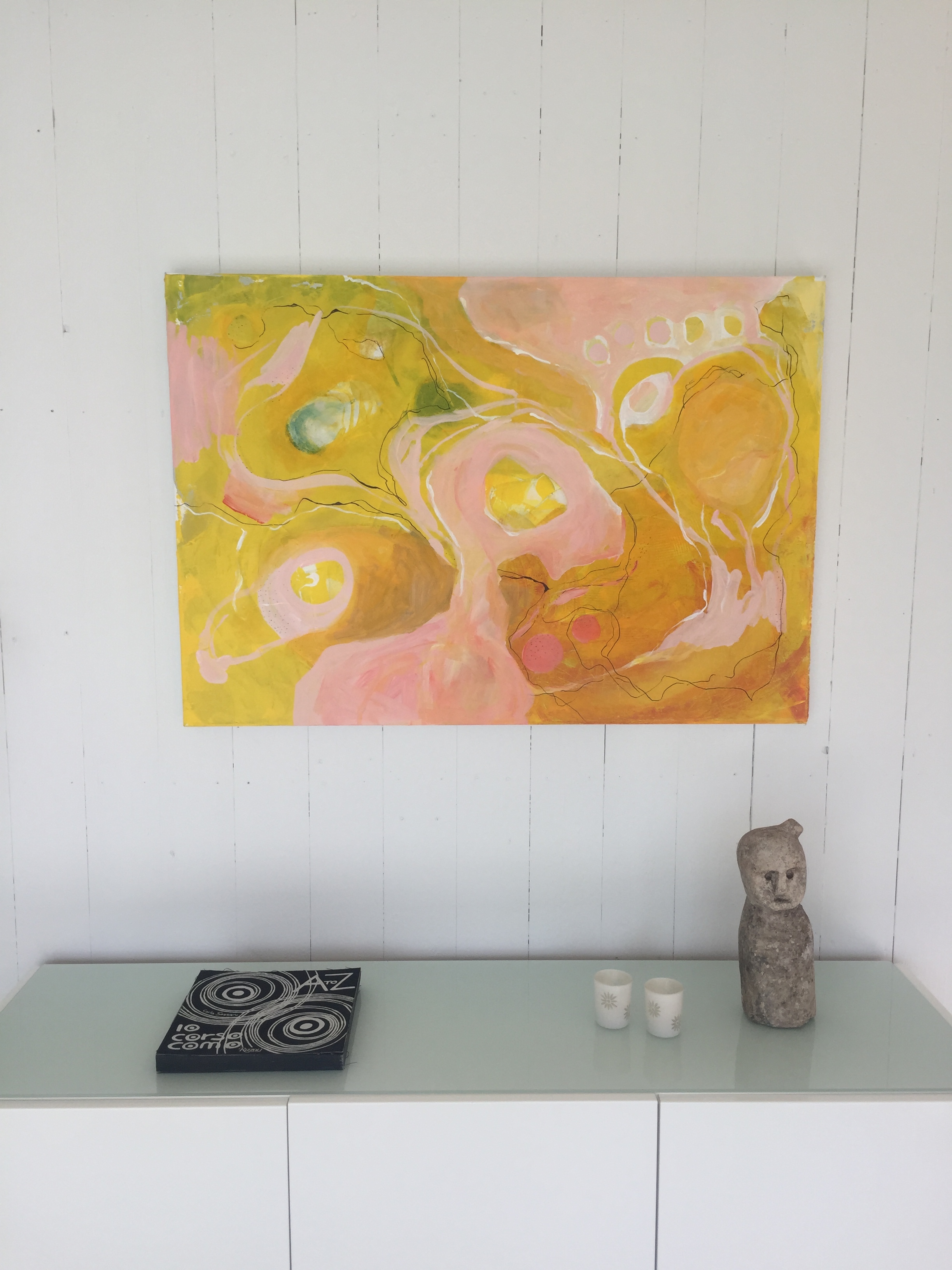  “Varm utstråling” | Akryl på lerret | 100x70 