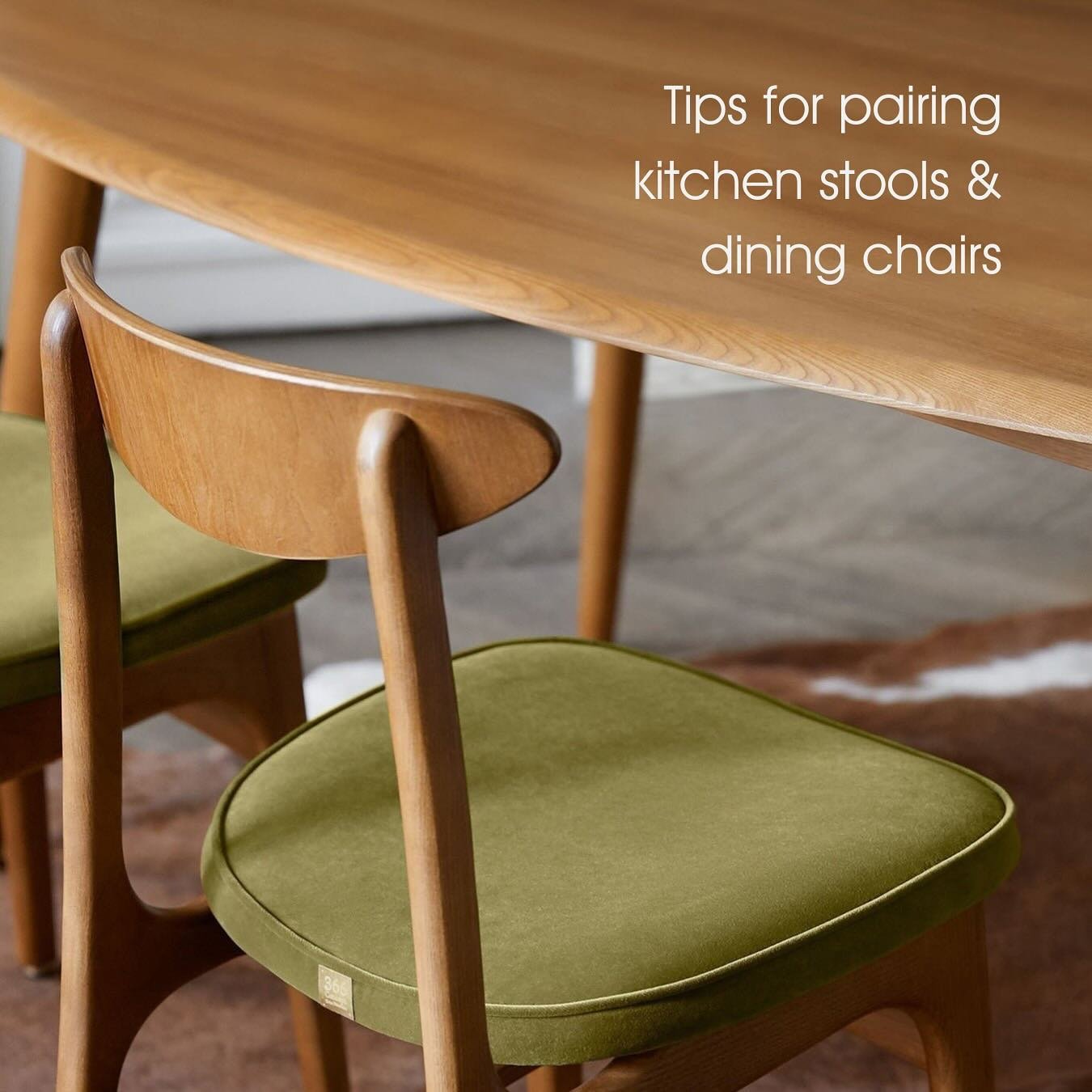 Ever wondered how to seamlessly blend kitchen stools and dining chairs in your home? Our tips for pairing kitchen stools &amp; dining chairs blog post delves into expert tips to help you achieve harmony and style in your space 🪑✨

Why is this a comm