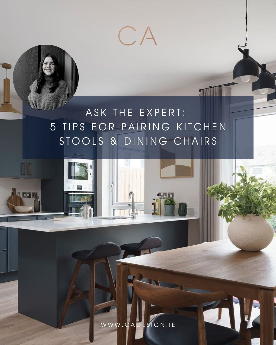 Ask the Expert Series: 5 Tips for pairing kitchen stools & dining chairs —  CA Design