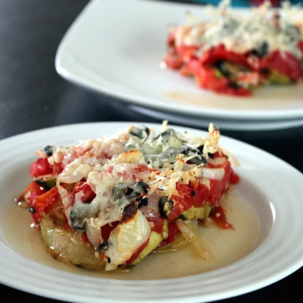 Zucchini-Tomato Gratin