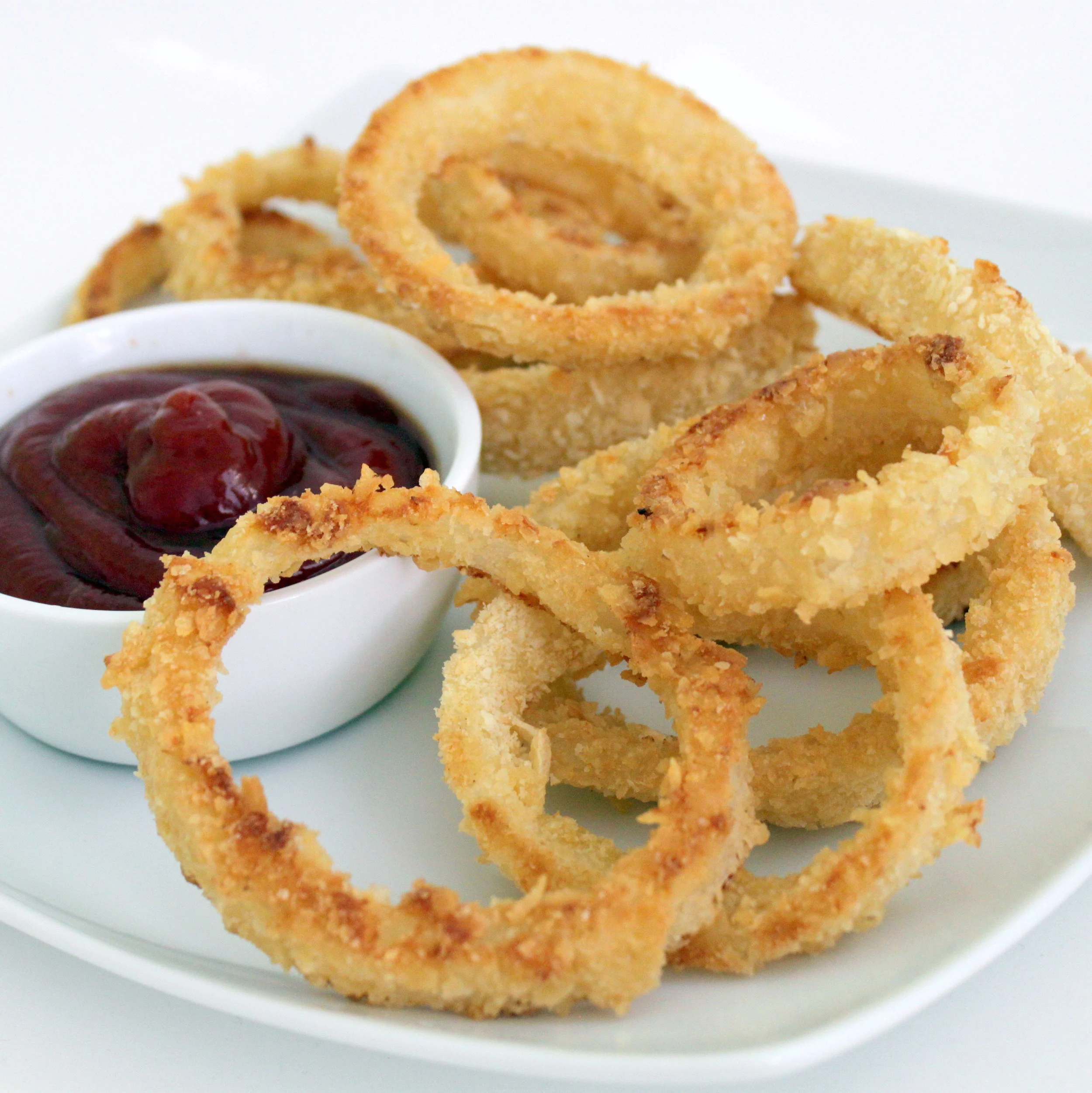 Oven-Fried Onion Rings