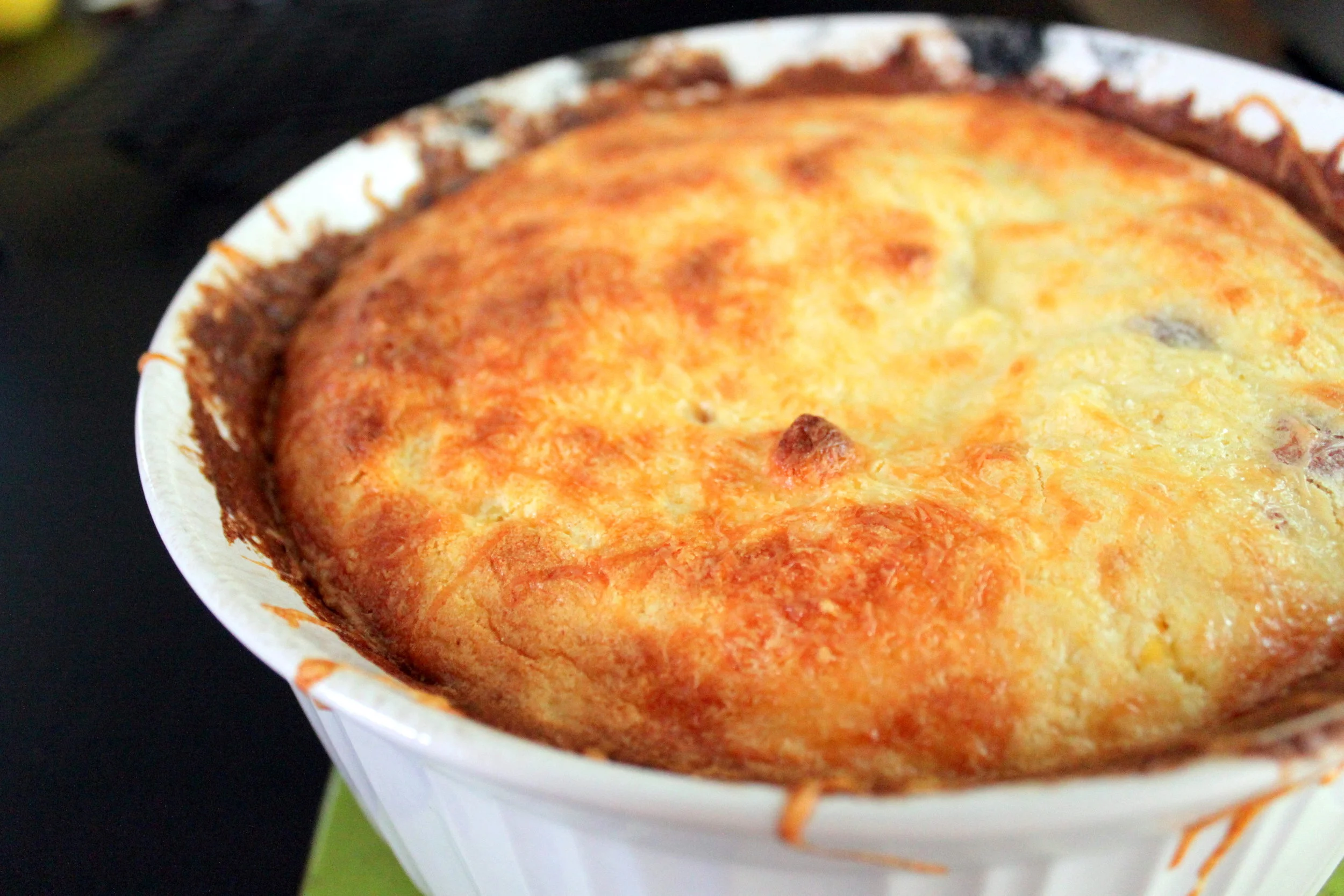 Cheddar Bacon Spoon Bread